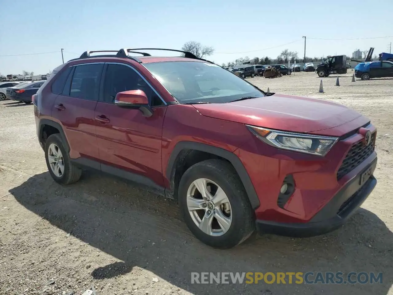 4 fotografías del automóvil dañado 2T3W1RFV0LW073237 TOYOTA RAV4 2020