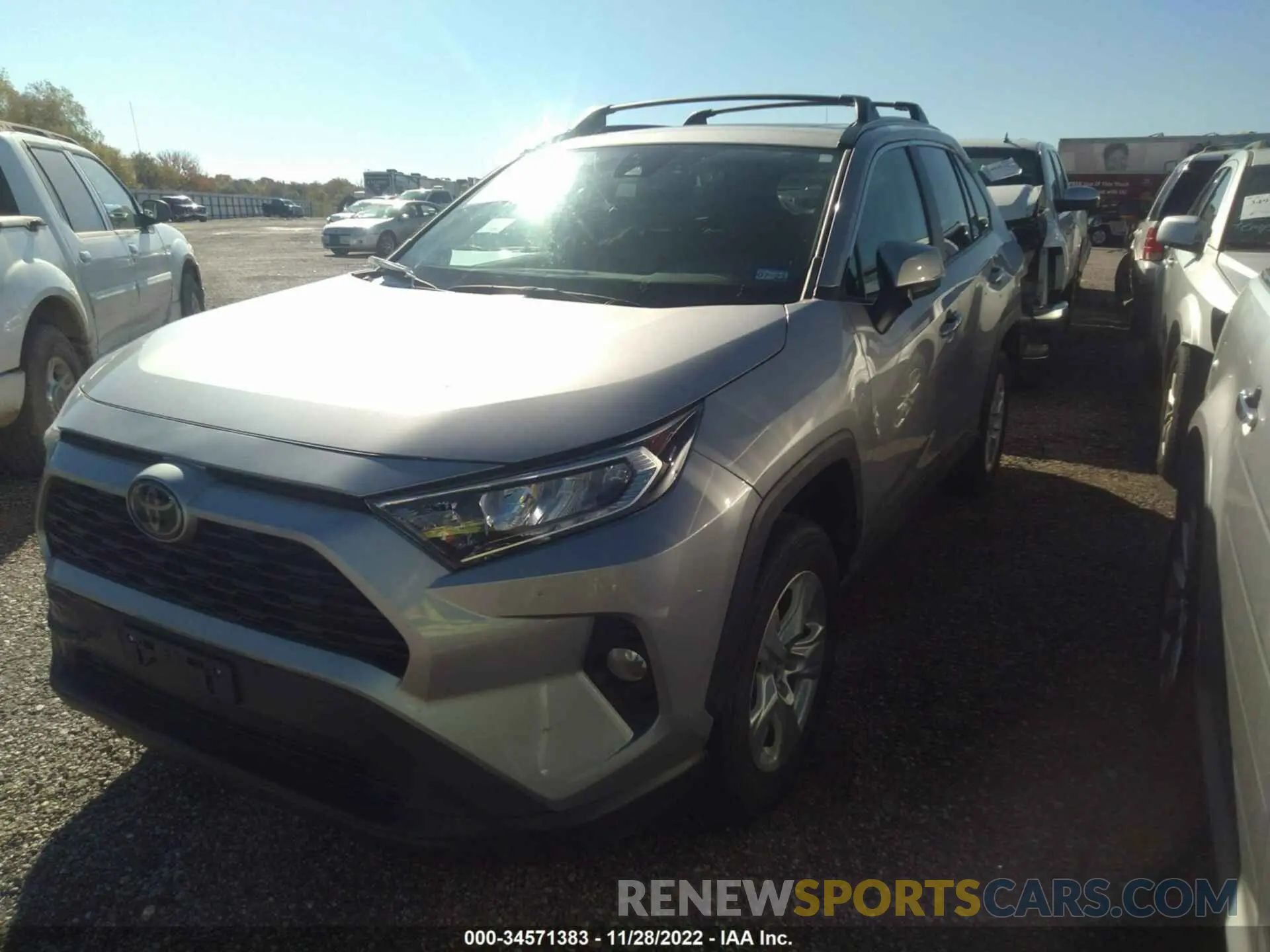 2 fotografías del automóvil dañado 2T3W1RFV0LW089017 TOYOTA RAV4 2020