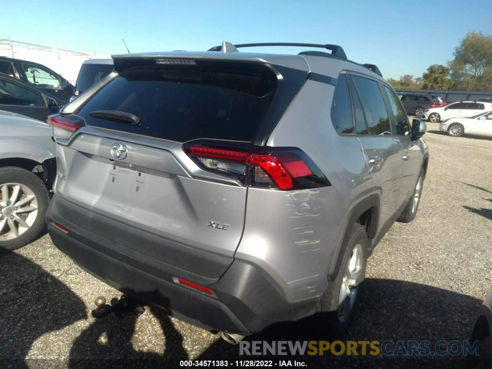4 fotografías del automóvil dañado 2T3W1RFV0LW089017 TOYOTA RAV4 2020