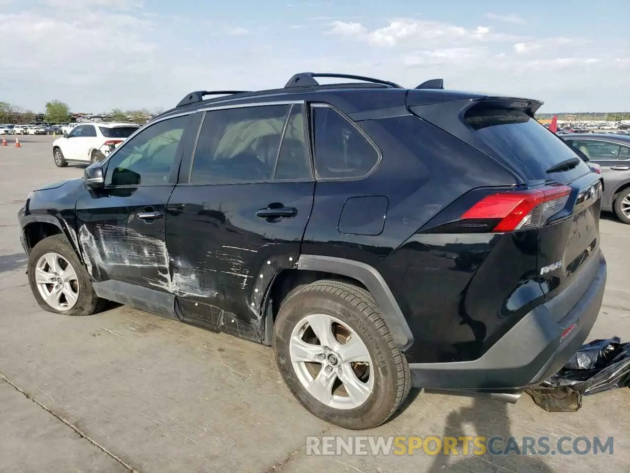 2 fotografías del automóvil dañado 2T3W1RFV0LW102364 TOYOTA RAV4 2020