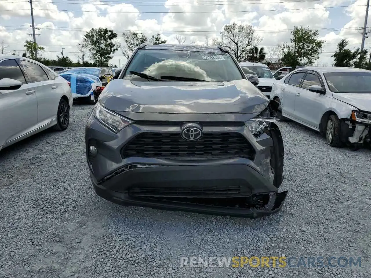 5 fotografías del automóvil dañado 2T3W1RFV1LC050812 TOYOTA RAV4 2020