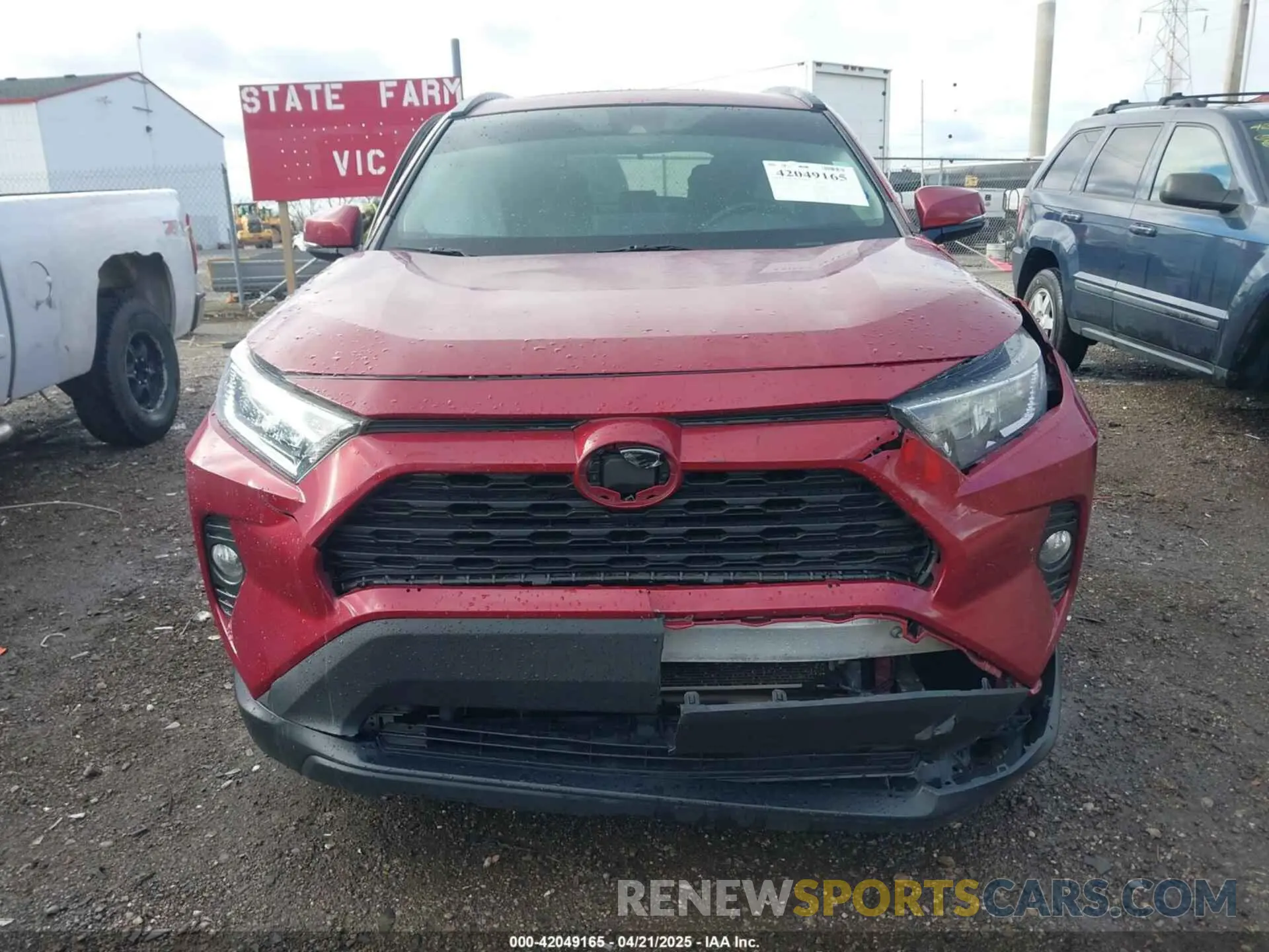12 fotografías del automóvil dañado 2T3W1RFV1LC052043 TOYOTA RAV4 2020