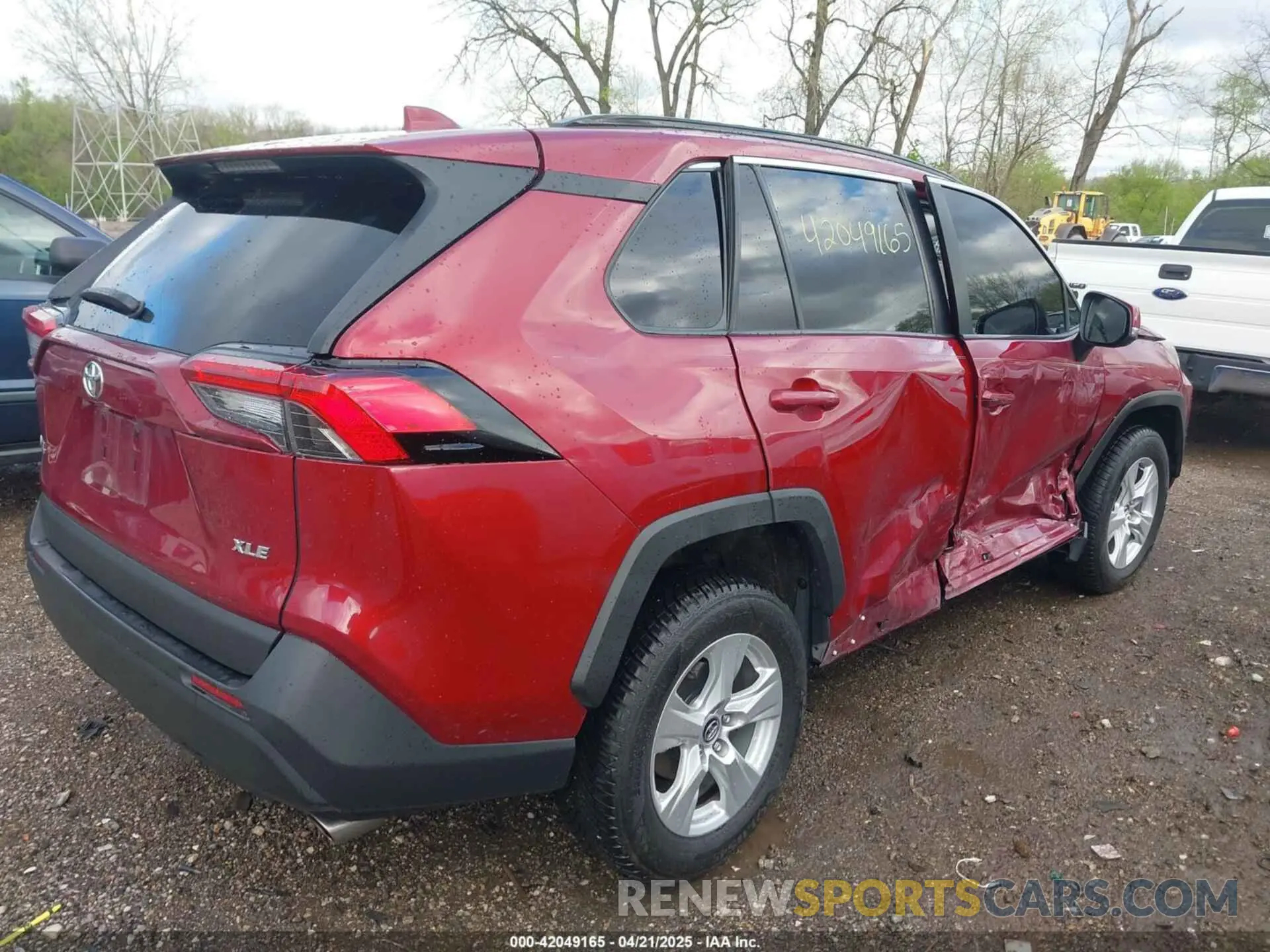 4 fotografías del automóvil dañado 2T3W1RFV1LC052043 TOYOTA RAV4 2020