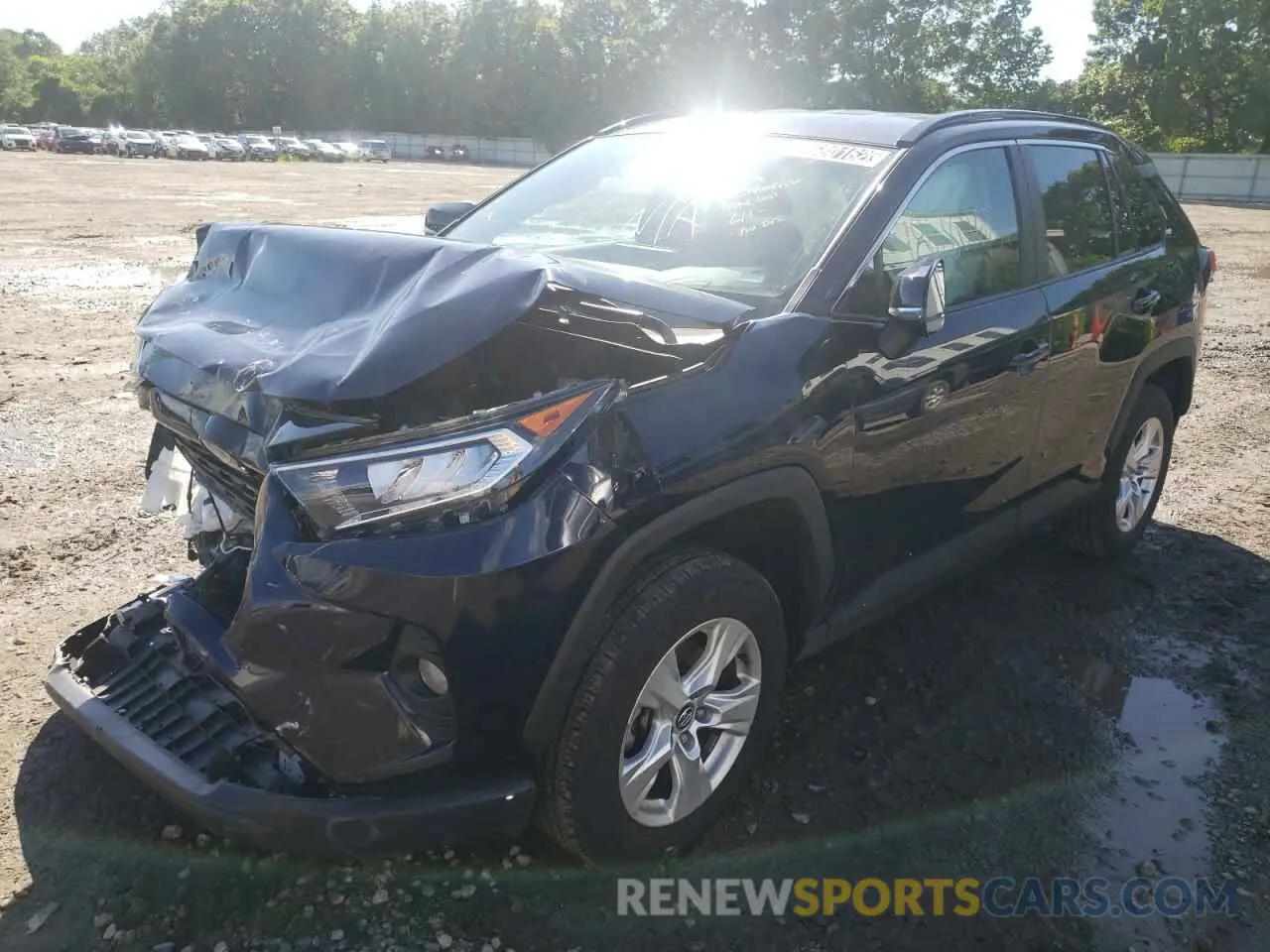2 fotografías del automóvil dañado 2T3W1RFV1LC053385 TOYOTA RAV4 2020