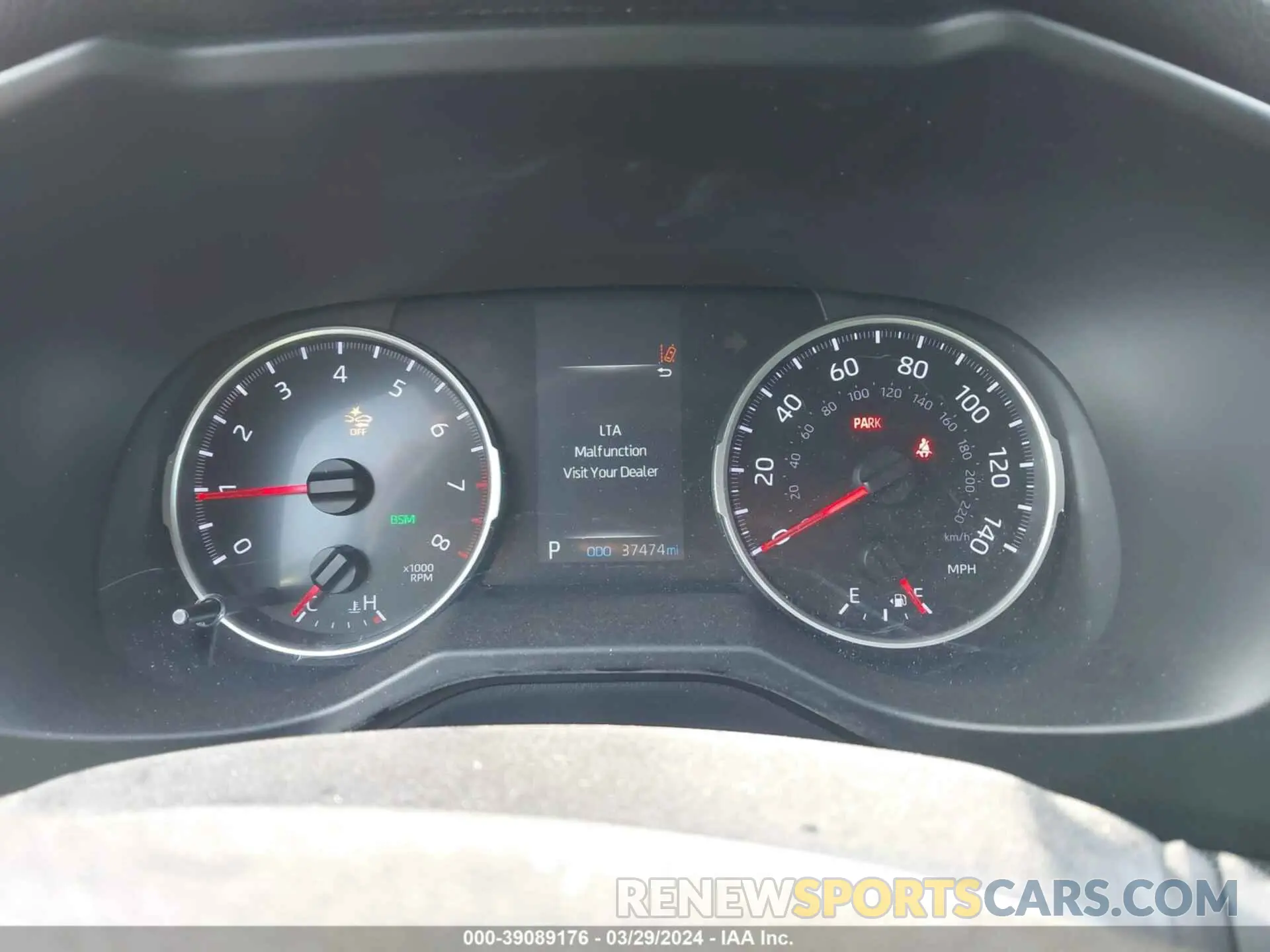 7 fotografías del automóvil dañado 2T3W1RFV1LC055184 TOYOTA RAV4 2020