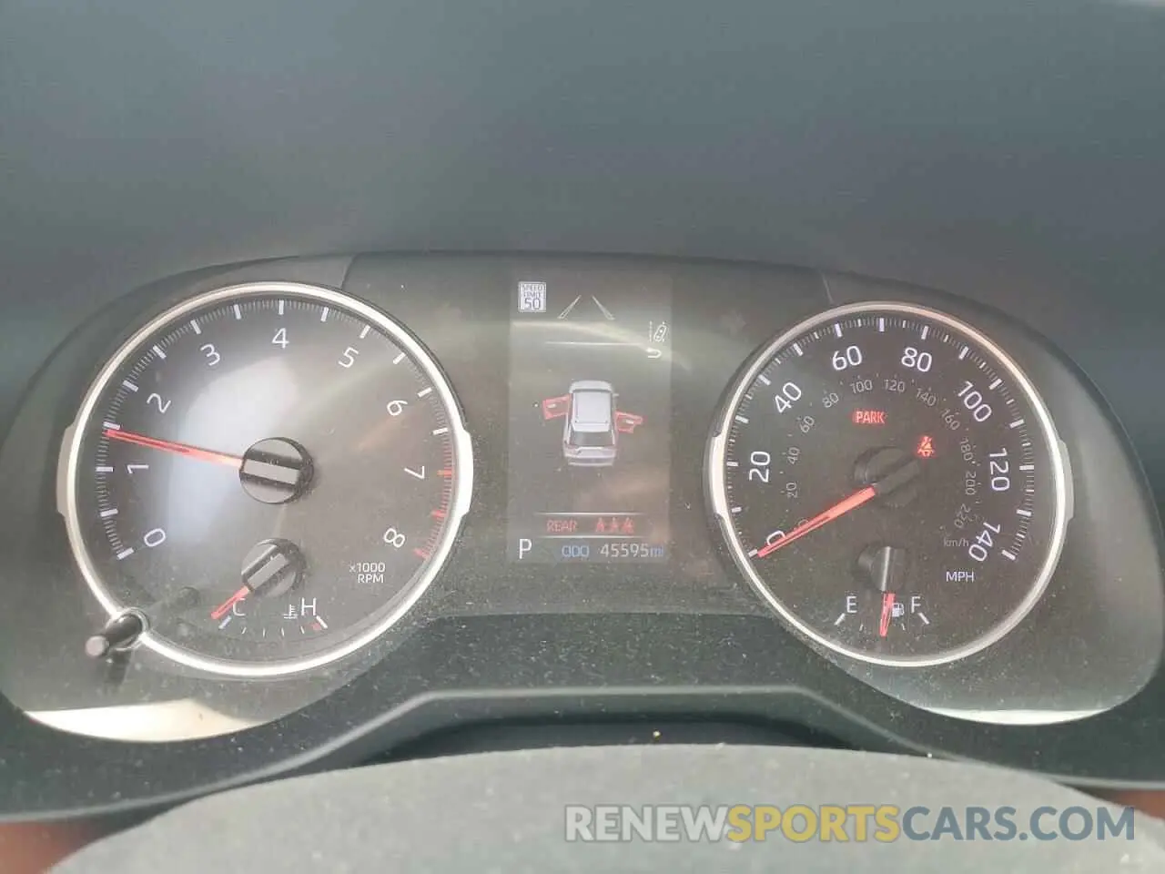9 fotografías del automóvil dañado 2T3W1RFV1LC055220 TOYOTA RAV4 2020