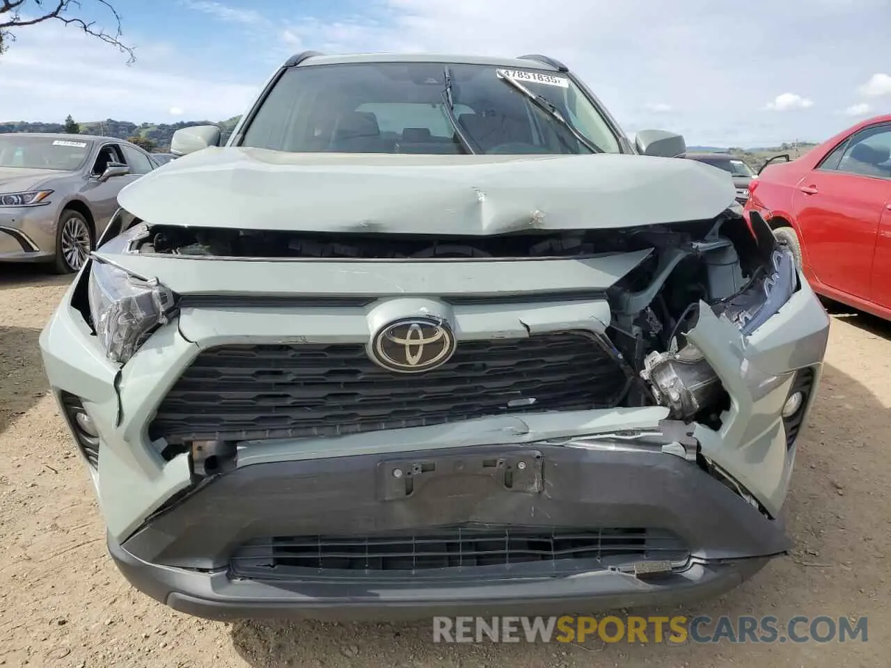 5 fotografías del automóvil dañado 2T3W1RFV1LC056819 TOYOTA RAV4 2020