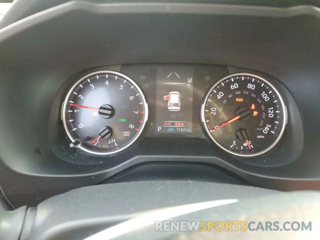 9 fotografías del automóvil dañado 2T3W1RFV1LC064371 TOYOTA RAV4 2020