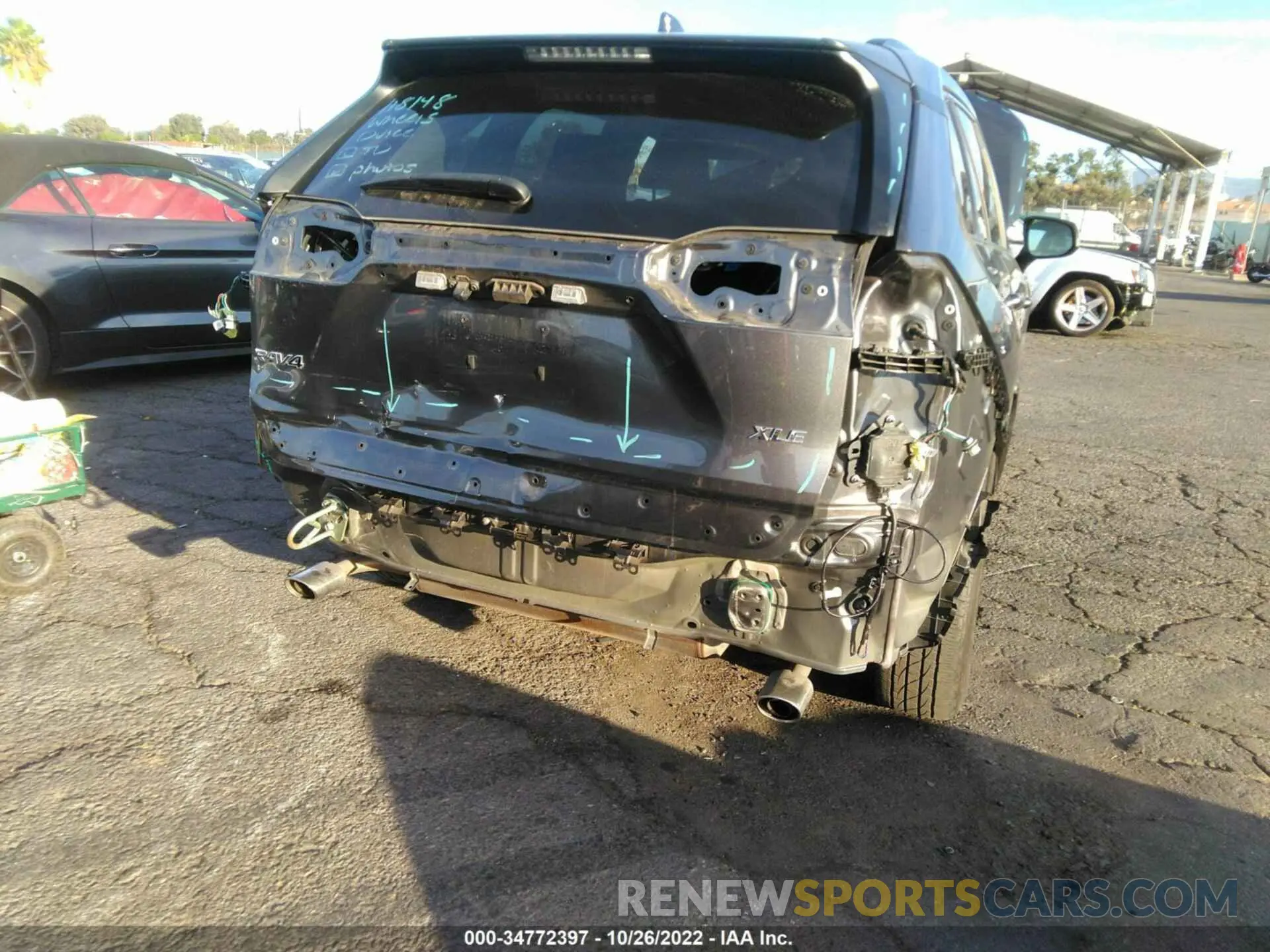 13 fotografías del automóvil dañado 2T3W1RFV1LW086353 TOYOTA RAV4 2020