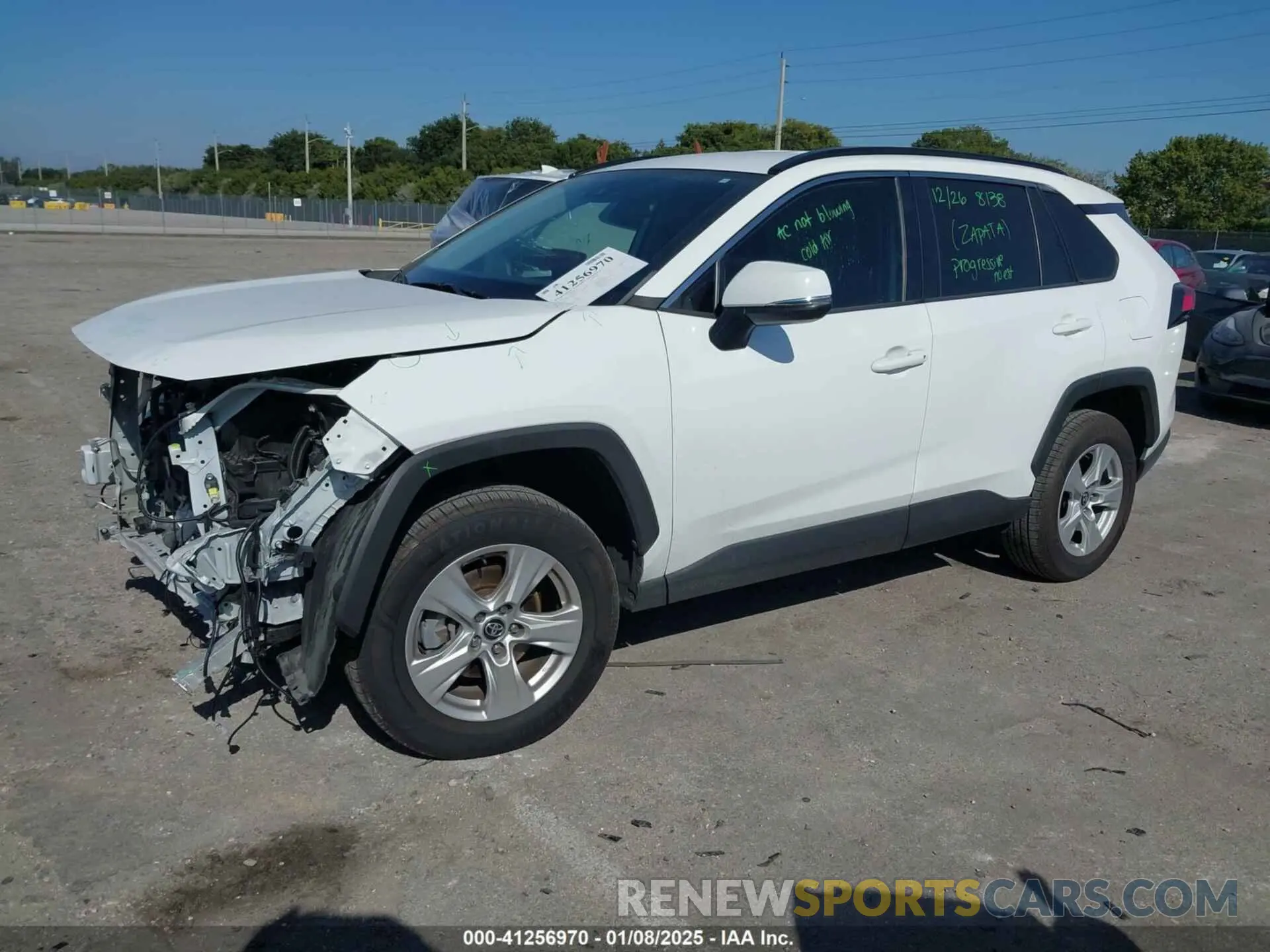 2 fotografías del automóvil dañado 2T3W1RFV2LC047577 TOYOTA RAV4 2020