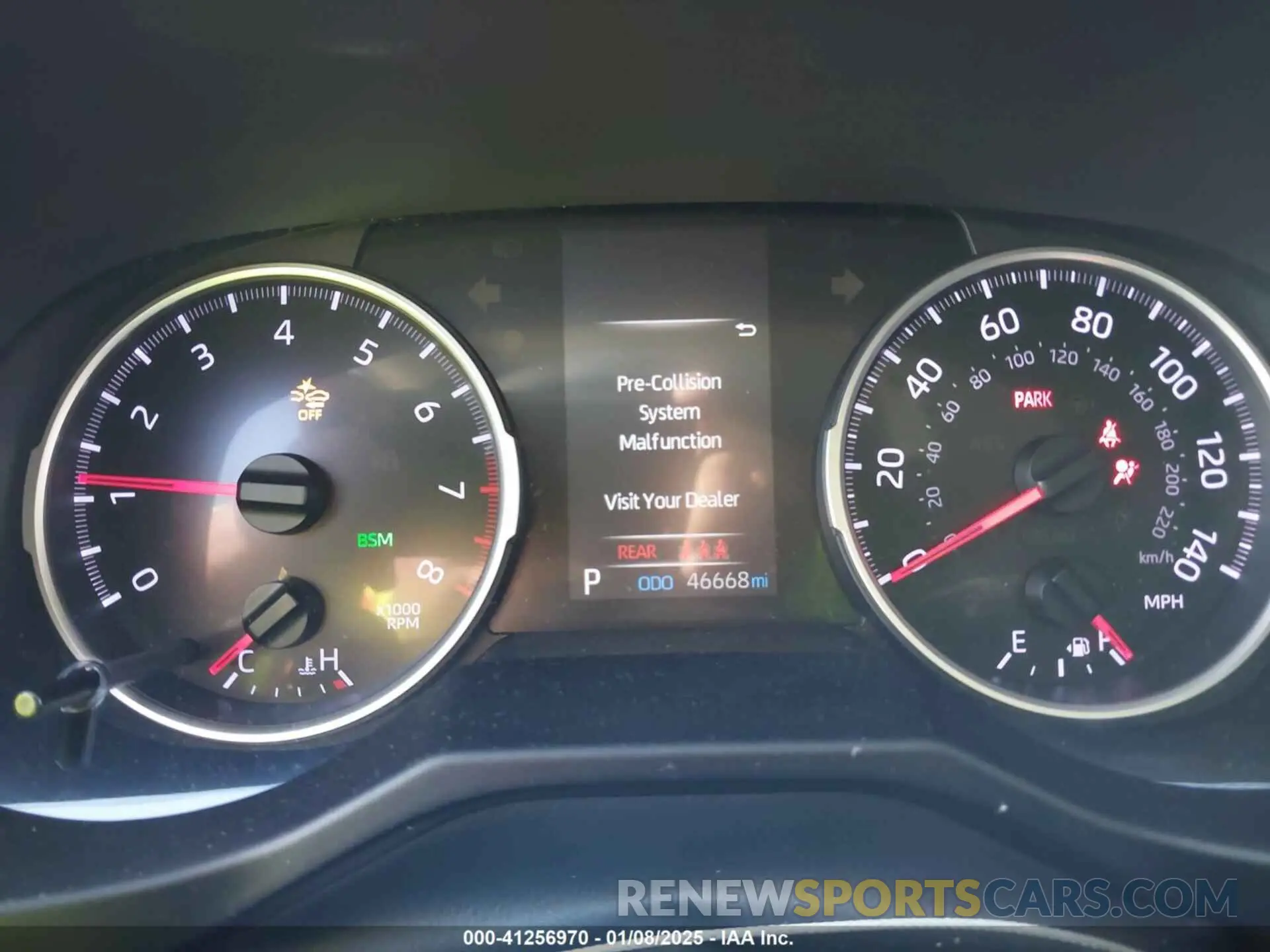 7 fotografías del automóvil dañado 2T3W1RFV2LC047577 TOYOTA RAV4 2020