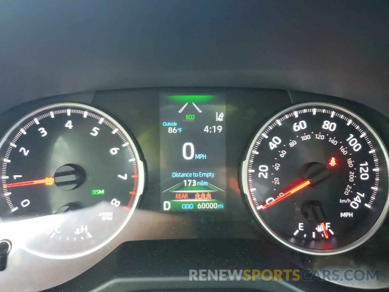 9 fotografías del automóvil dañado 2T3W1RFV2LC052018 TOYOTA RAV4 2020
