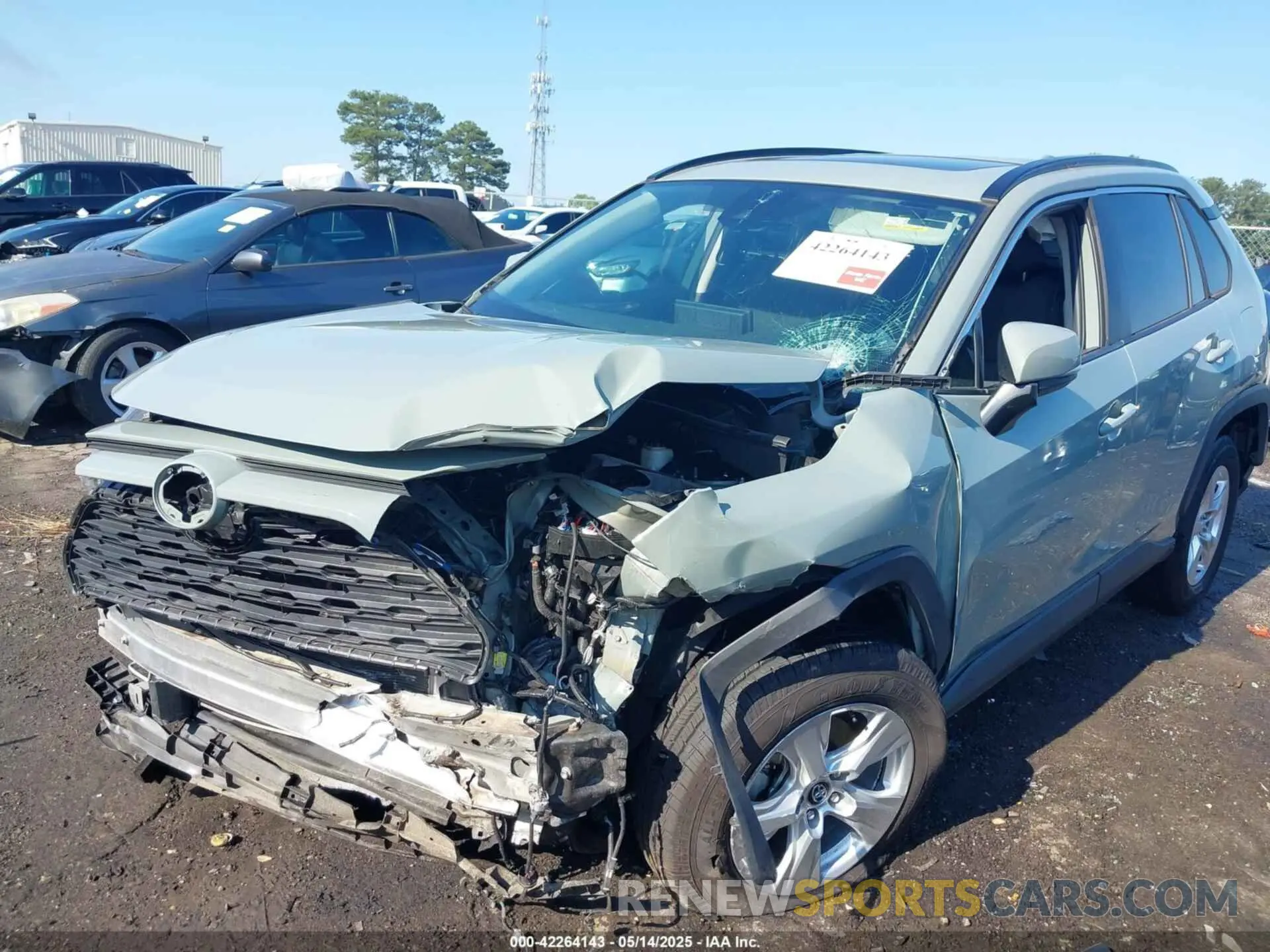 6 fotografías del automóvil dañado 2T3W1RFV2LC054707 TOYOTA RAV4 2020