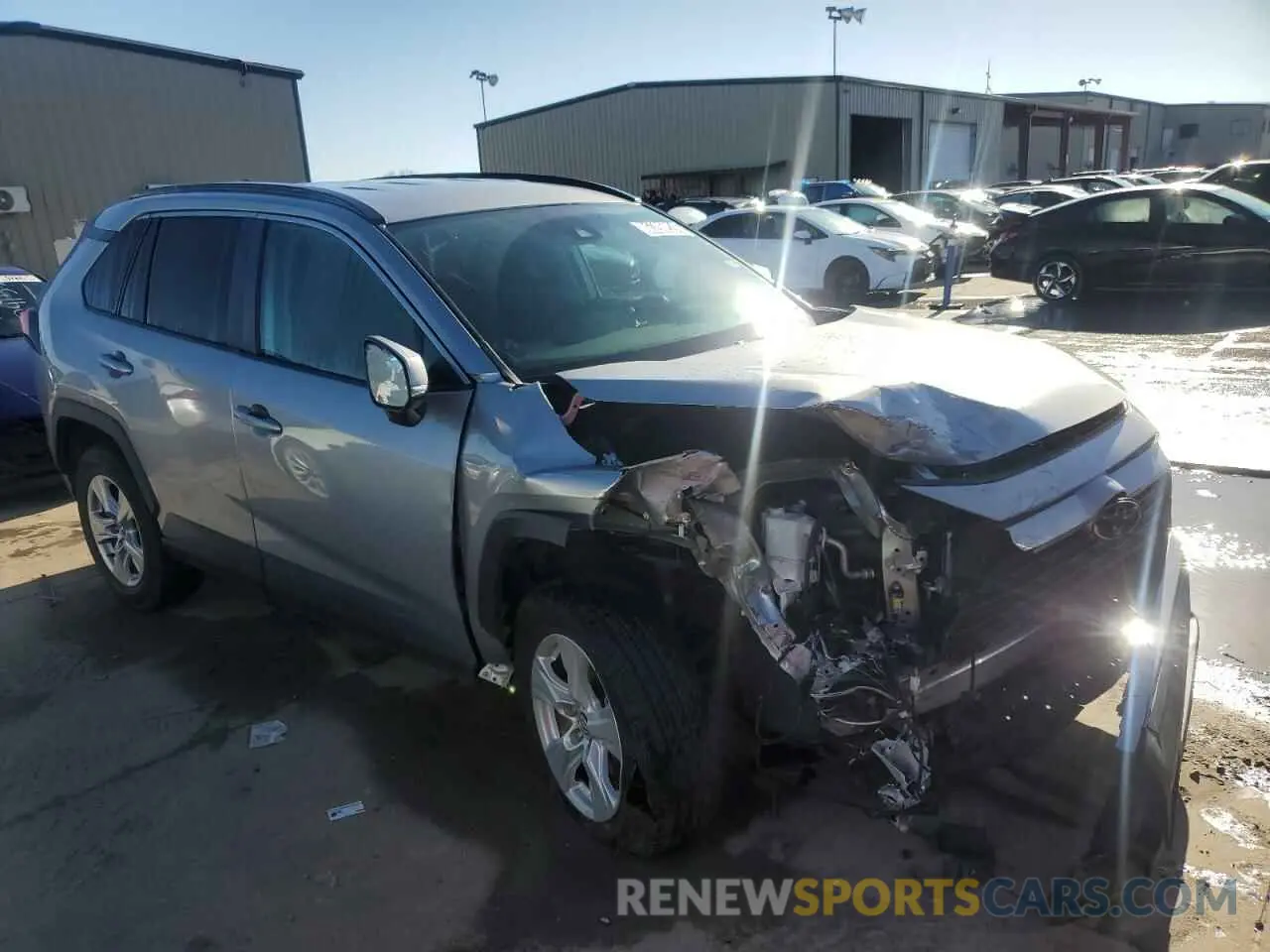 4 fotografías del automóvil dañado 2T3W1RFV2LC074228 TOYOTA RAV4 2020