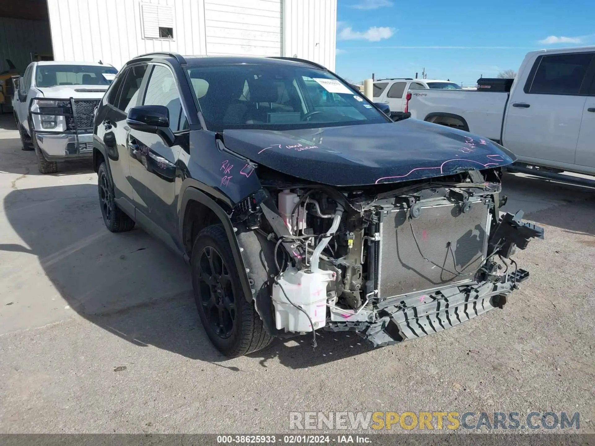 1 fotografías del automóvil dañado 2T3W1RFV2LW071974 TOYOTA RAV4 2020