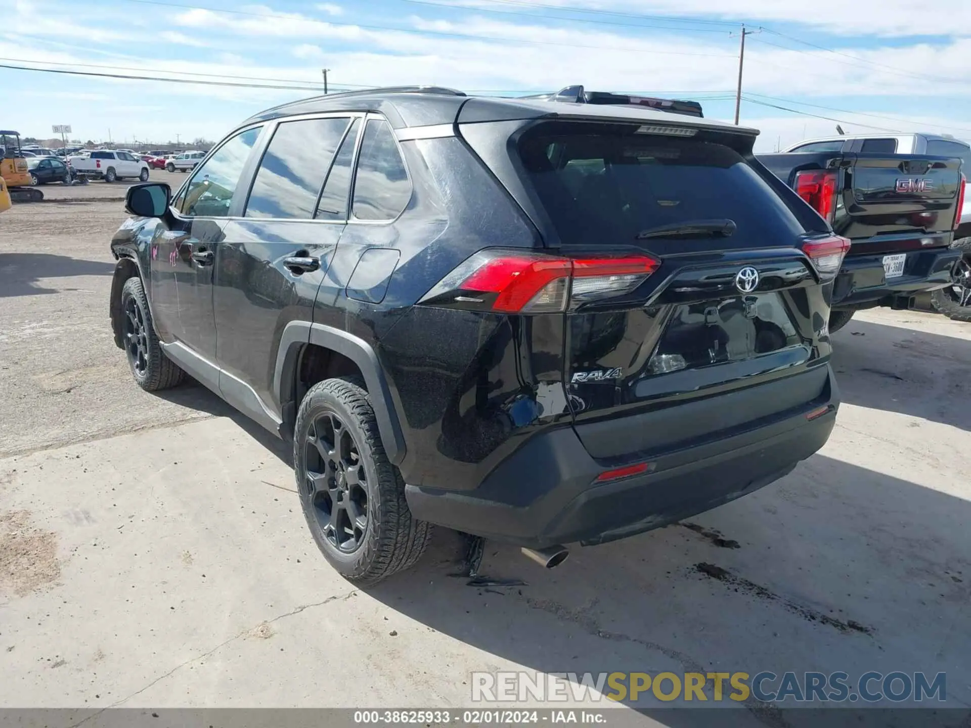 3 fotografías del automóvil dañado 2T3W1RFV2LW071974 TOYOTA RAV4 2020