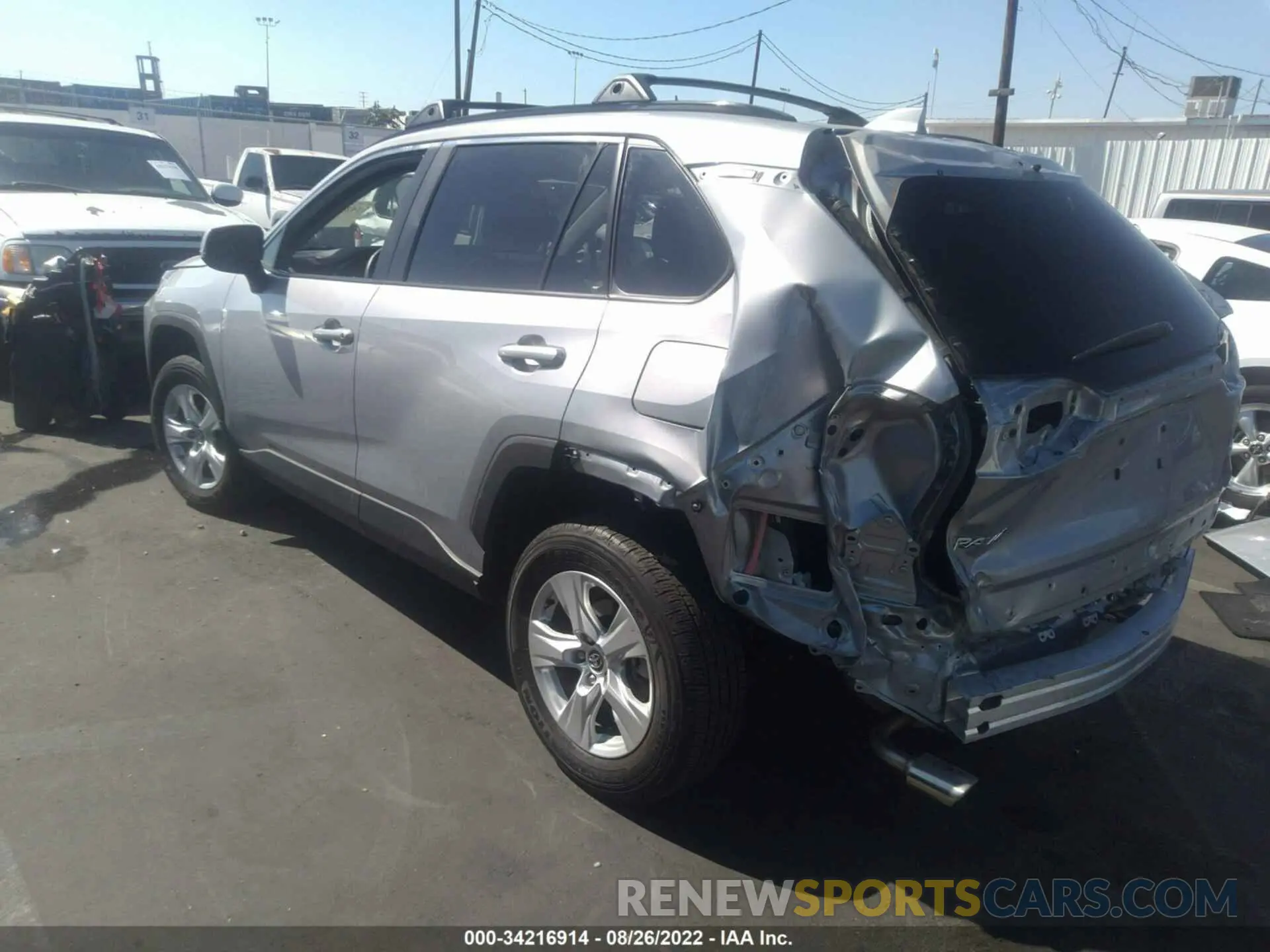 3 fotografías del automóvil dañado 2T3W1RFV2LW073840 TOYOTA RAV4 2020
