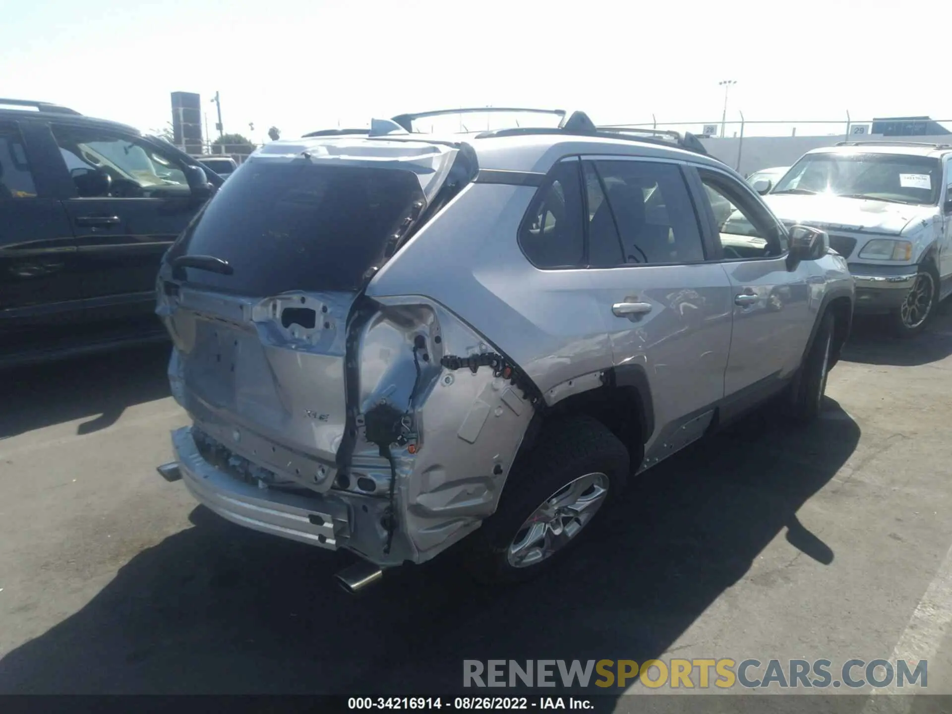 4 fotografías del automóvil dañado 2T3W1RFV2LW073840 TOYOTA RAV4 2020