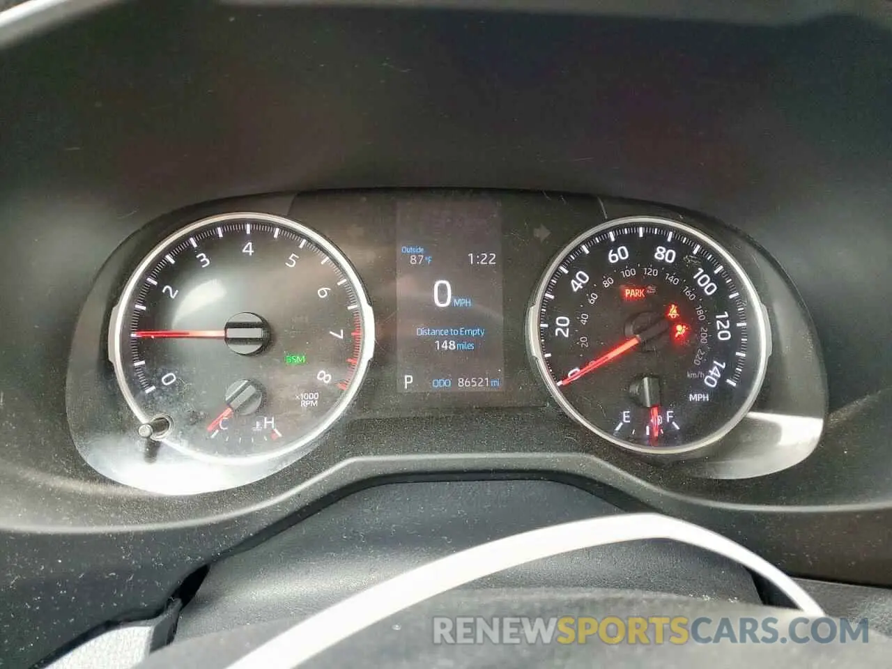 9 fotografías del automóvil dañado 2T3W1RFV3LC053808 TOYOTA RAV4 2020