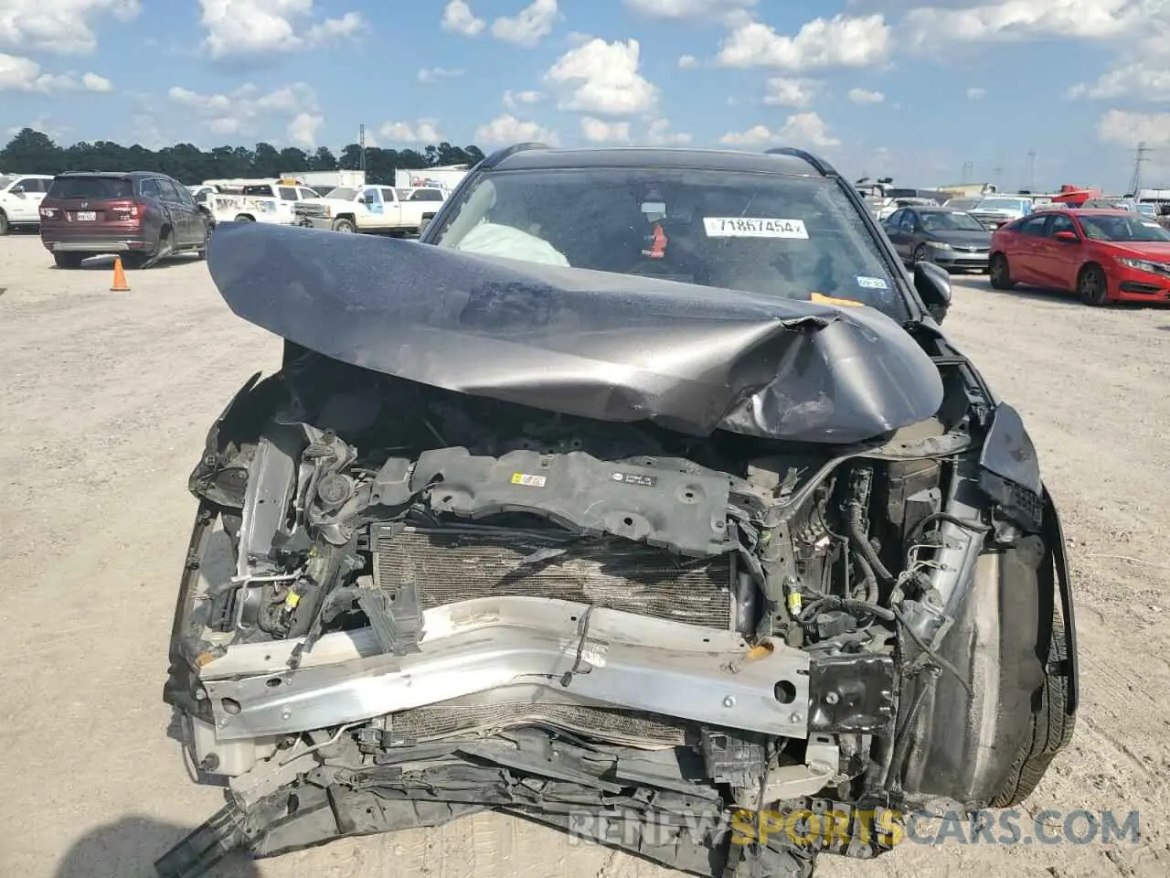 5 fotografías del automóvil dañado 2T3W1RFV3LW074754 TOYOTA RAV4 2020