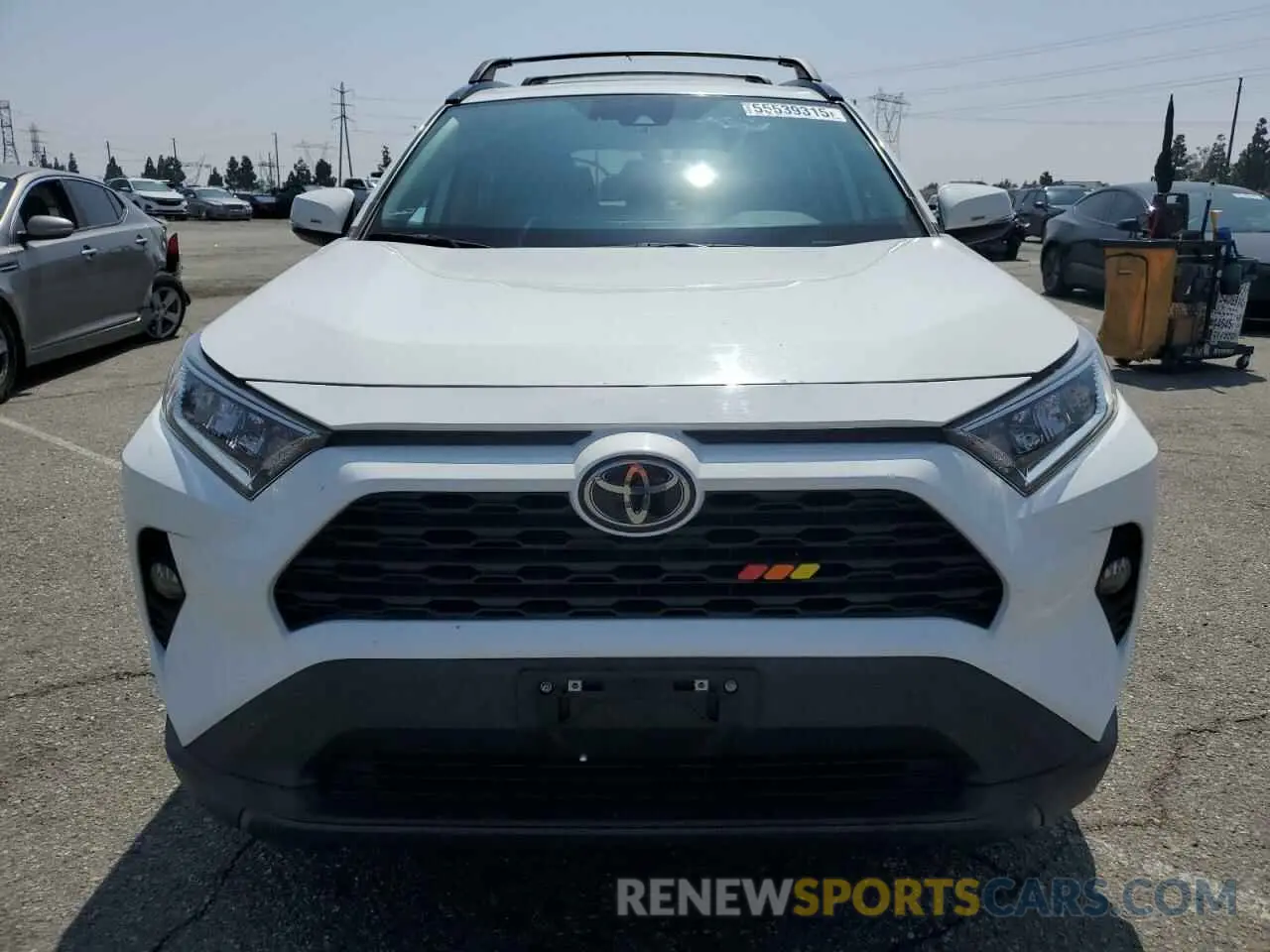 5 fotografías del automóvil dañado 2T3W1RFV3LW096267 TOYOTA RAV4 2020
