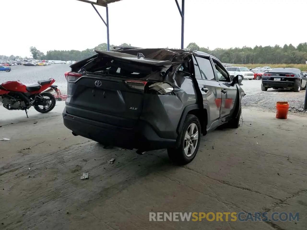 4 fotografías del automóvil dañado 2T3W1RFV4LC034989 TOYOTA RAV4 2020