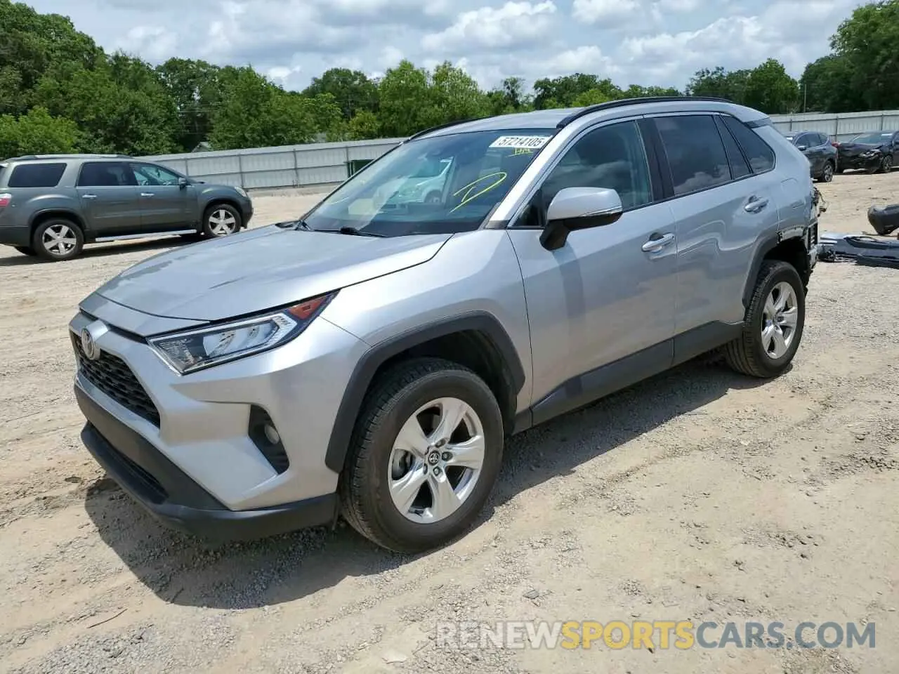 1 fotografías del automóvil dañado 2T3W1RFV4LC057916 TOYOTA RAV4 2020