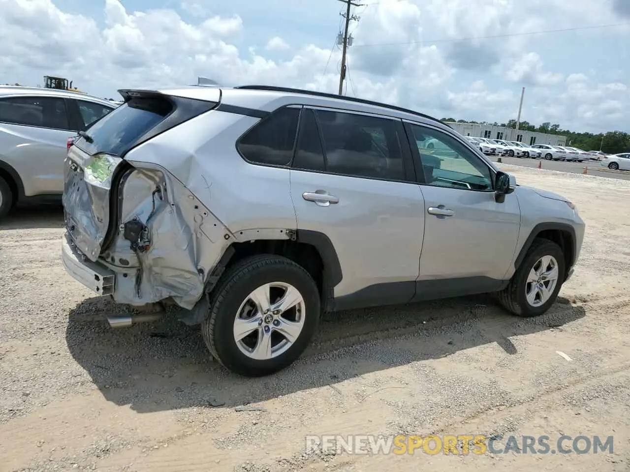3 fotografías del automóvil dañado 2T3W1RFV4LC057916 TOYOTA RAV4 2020