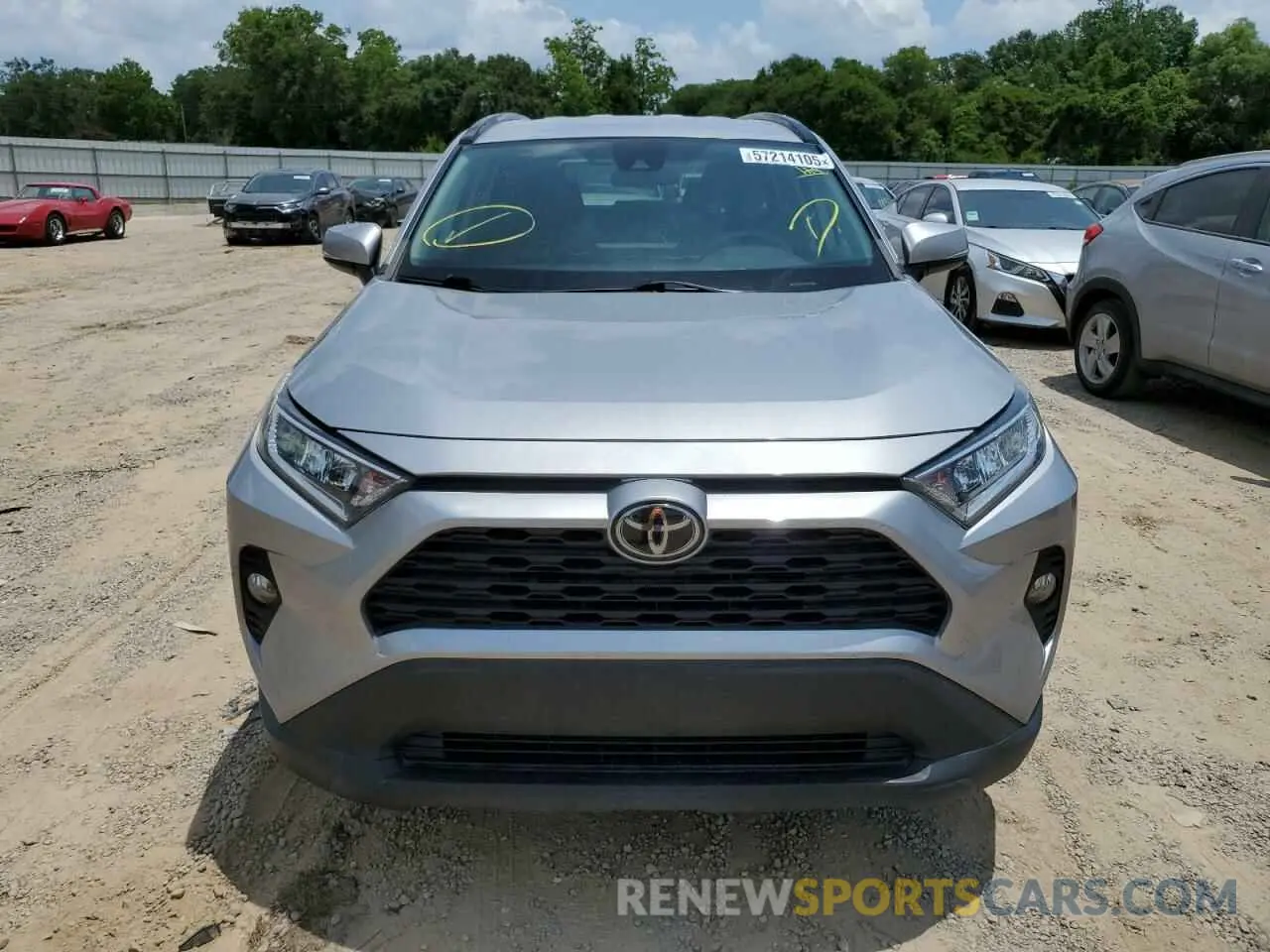 5 fotografías del automóvil dañado 2T3W1RFV4LC057916 TOYOTA RAV4 2020