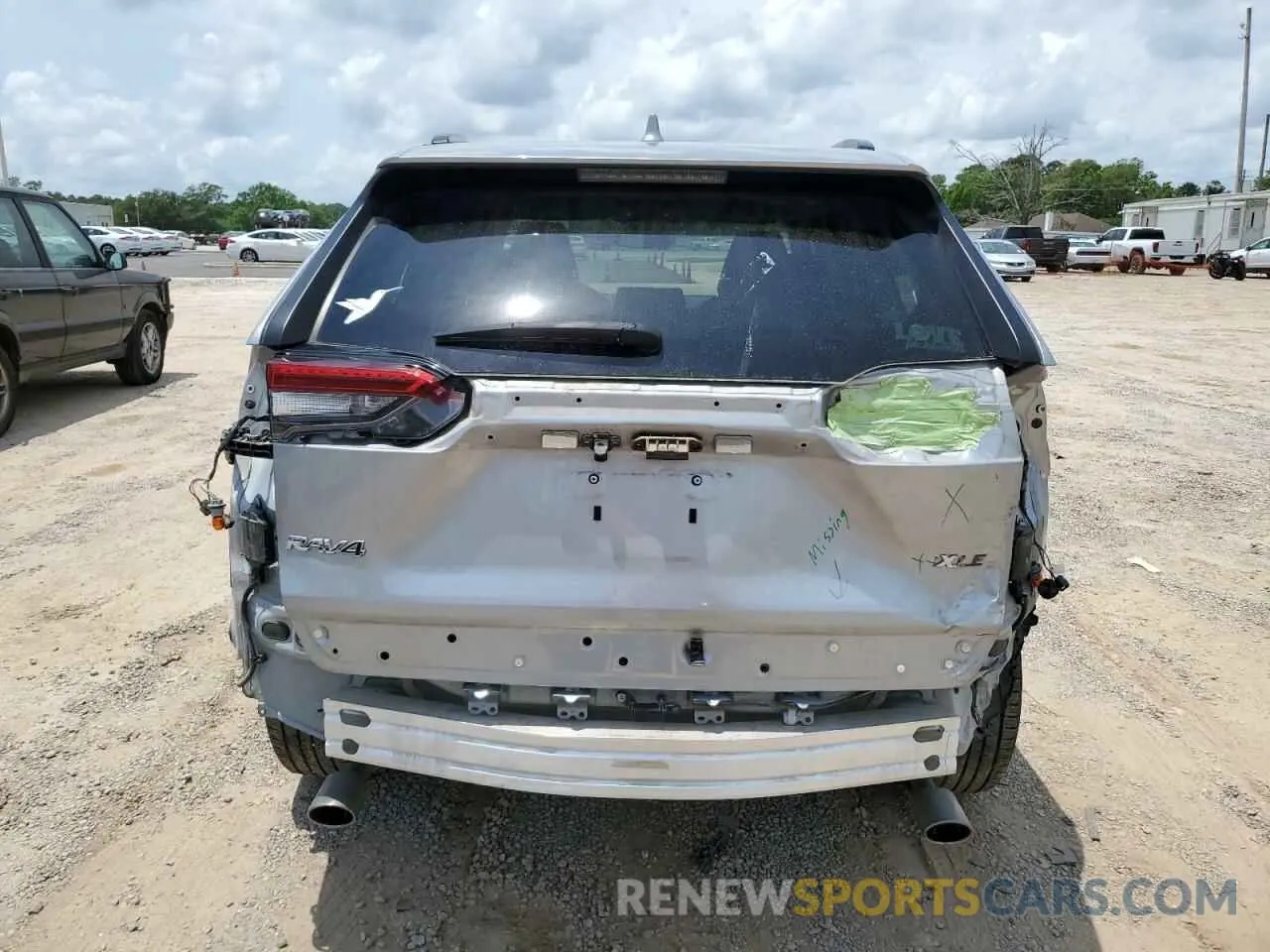 6 fotografías del automóvil dañado 2T3W1RFV4LC057916 TOYOTA RAV4 2020