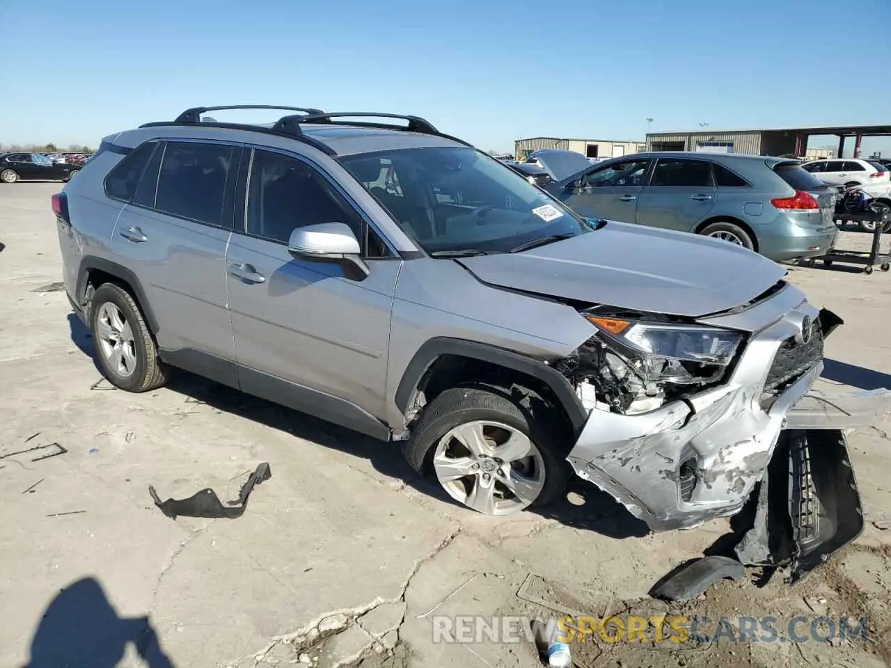4 fotografías del automóvil dañado 2T3W1RFV5LC037805 TOYOTA RAV4 2020