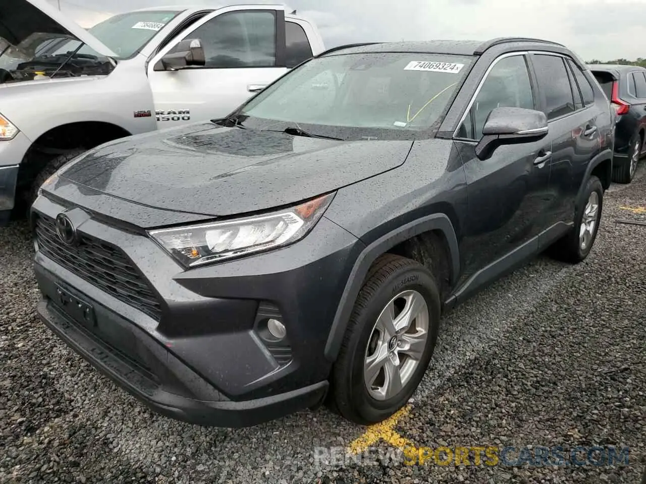 1 fotografías del automóvil dañado 2T3W1RFV5LC053213 TOYOTA RAV4 2020
