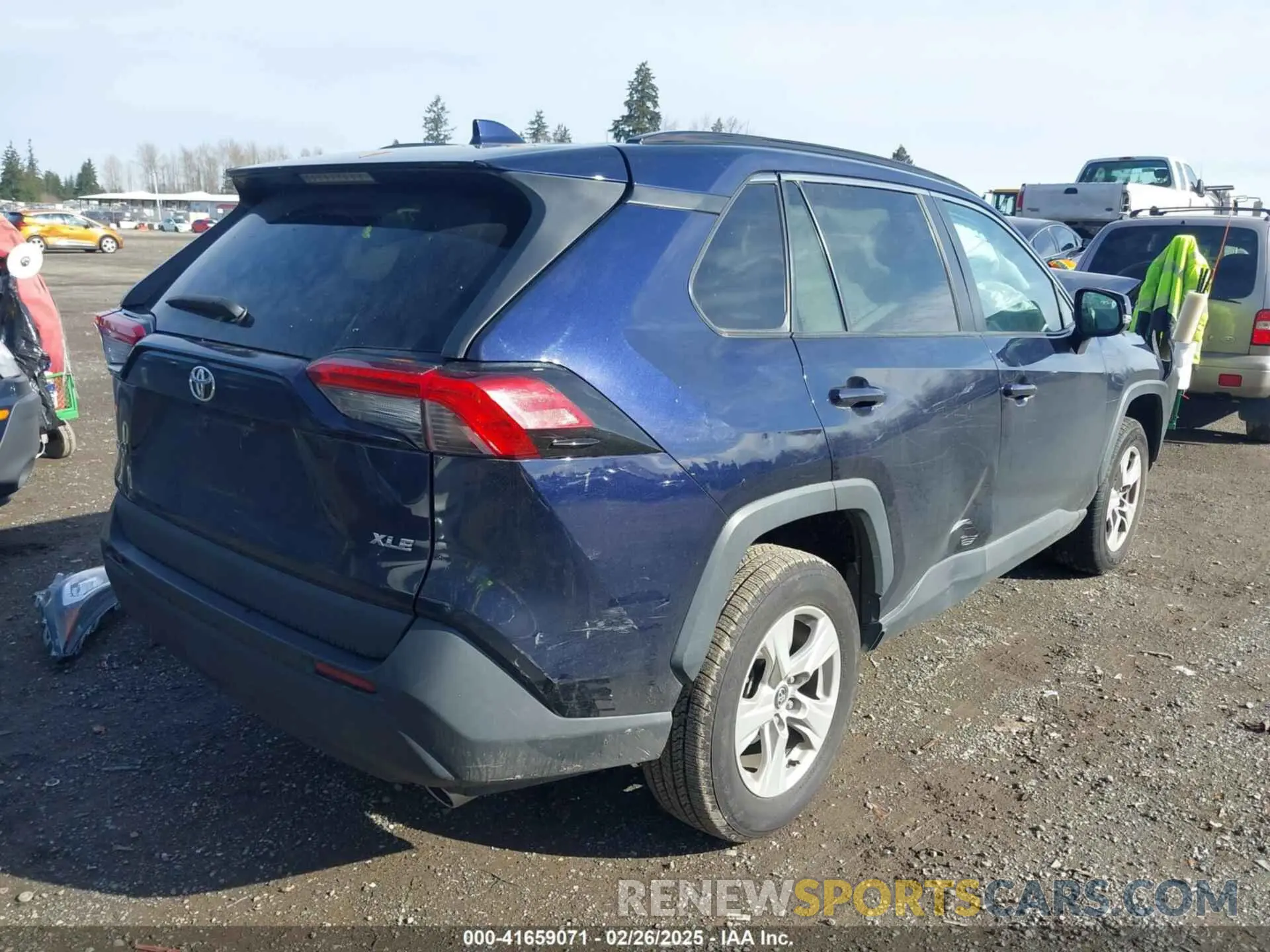 4 fotografías del automóvil dañado 2T3W1RFV5LC057312 TOYOTA RAV4 2020