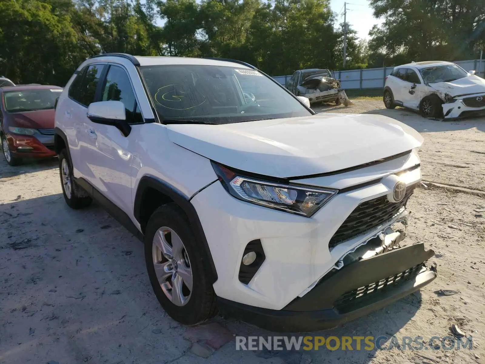 1 fotografías del automóvil dañado 2T3W1RFV5LC071291 TOYOTA RAV4 2020
