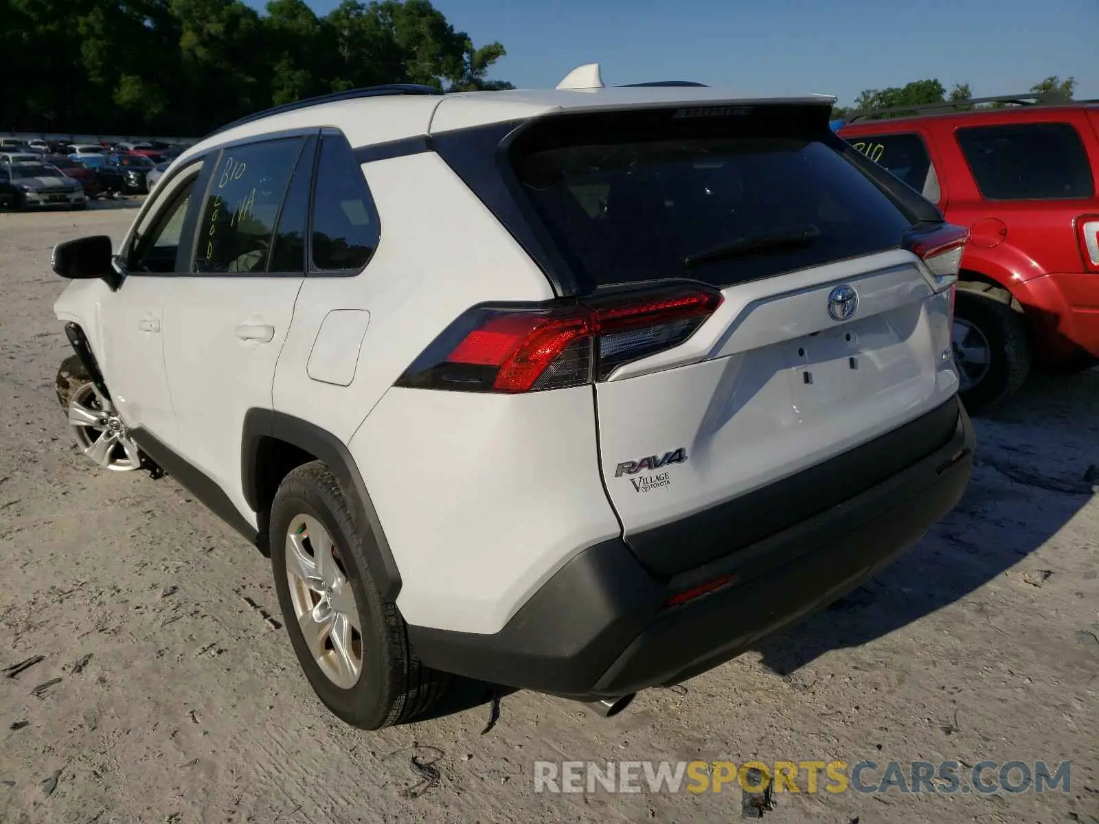 3 fotografías del automóvil dañado 2T3W1RFV5LC071291 TOYOTA RAV4 2020
