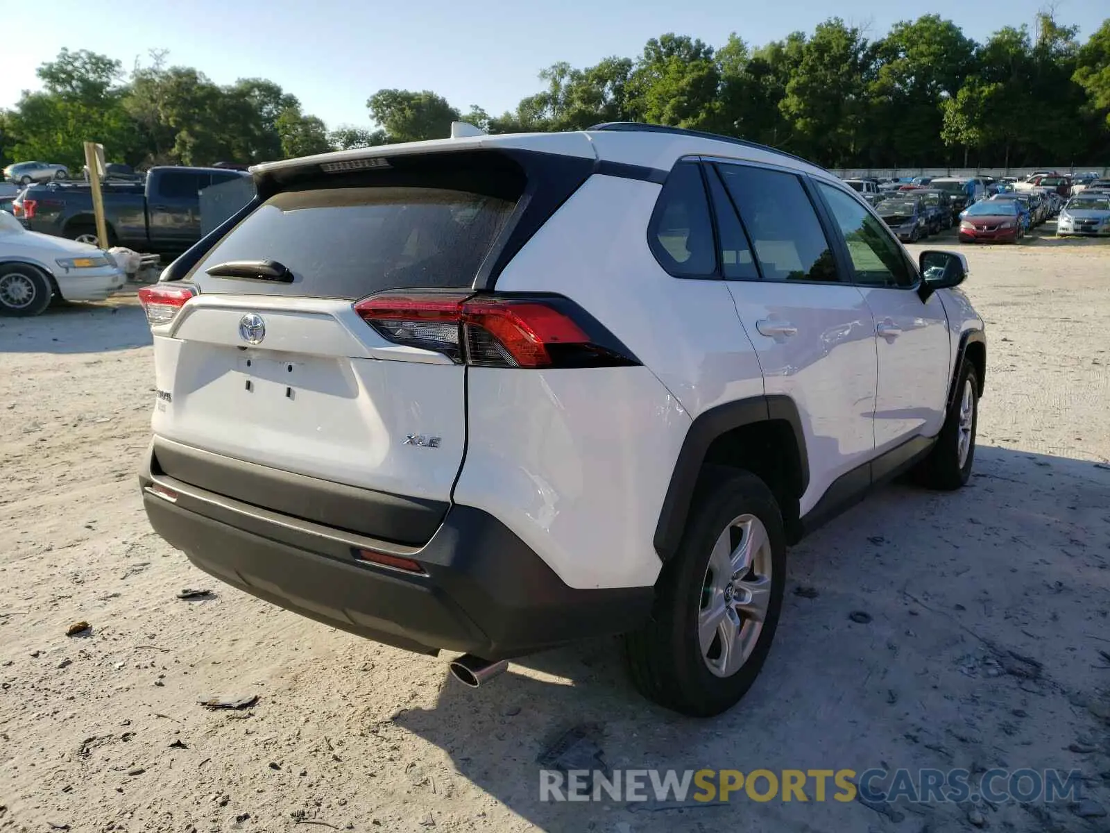 4 fotografías del automóvil dañado 2T3W1RFV5LC071291 TOYOTA RAV4 2020