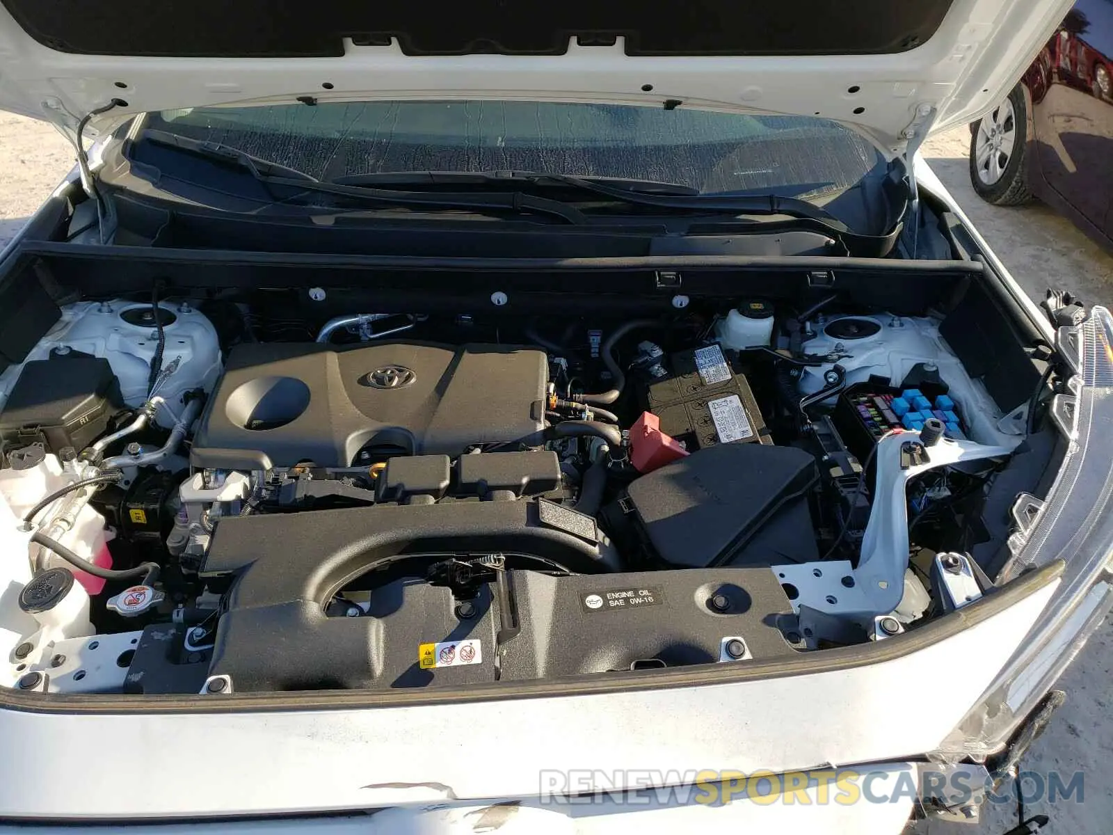 7 fotografías del automóvil dañado 2T3W1RFV5LC071291 TOYOTA RAV4 2020