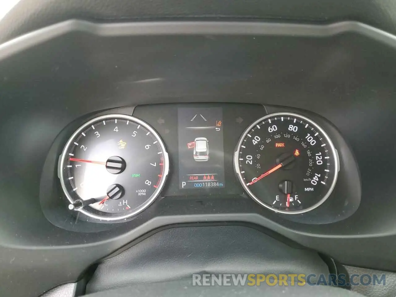 9 fotografías del automóvil dañado 2T3W1RFV5LC077284 TOYOTA RAV4 2020