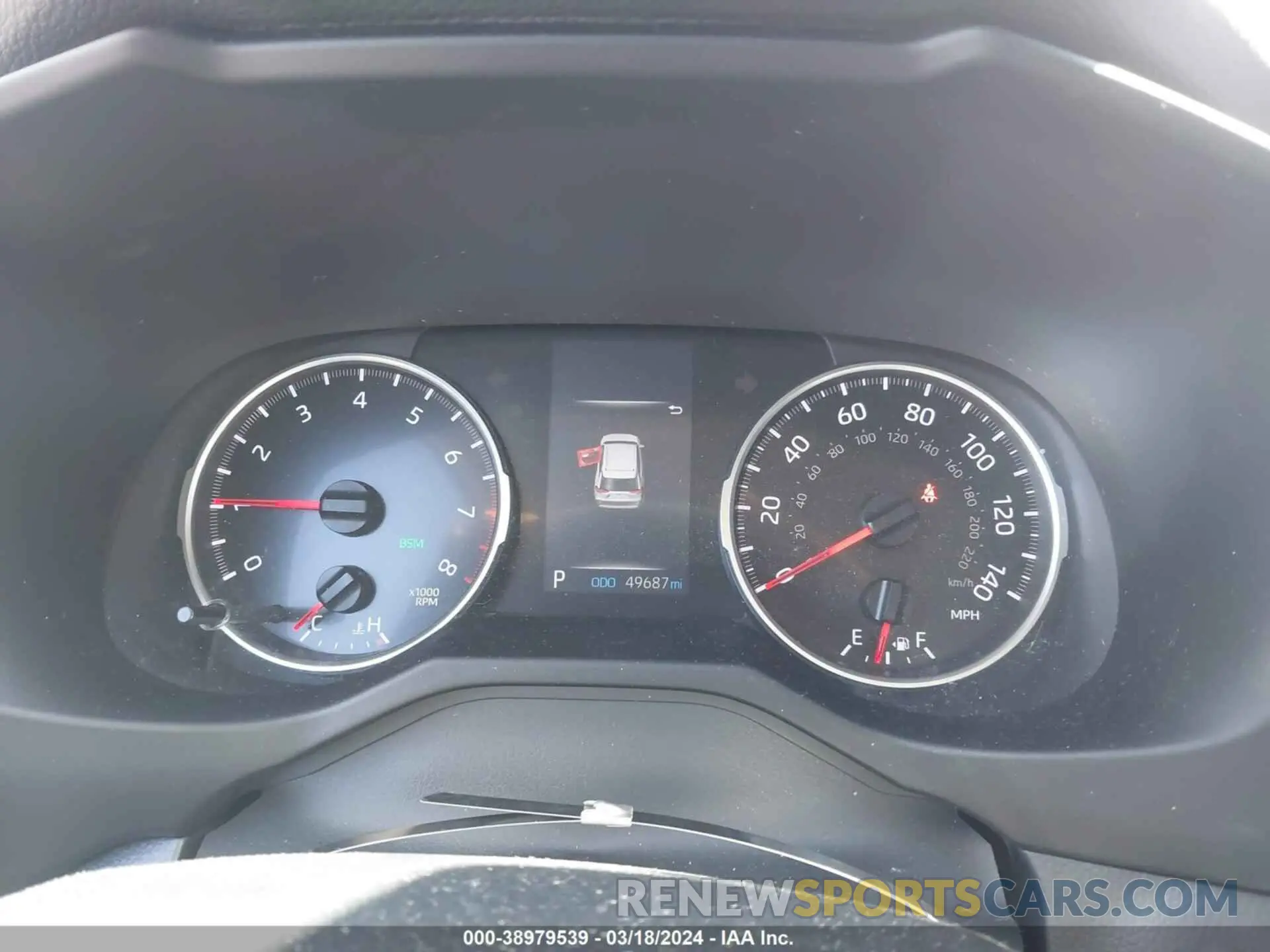 7 fotografías del automóvil dañado 2T3W1RFV5LC079035 TOYOTA RAV4 2020