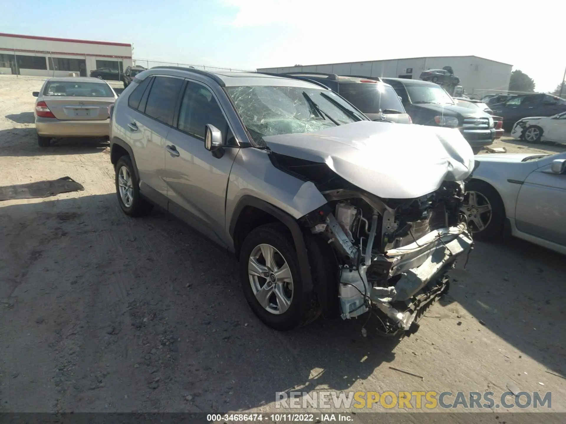 1 fotografías del automóvil dañado 2T3W1RFV5LW064789 TOYOTA RAV4 2020
