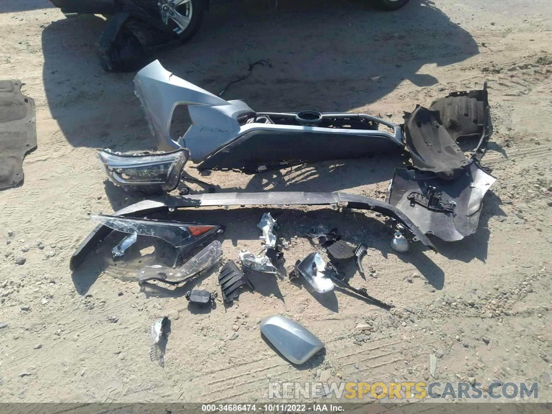 11 fotografías del automóvil dañado 2T3W1RFV5LW064789 TOYOTA RAV4 2020
