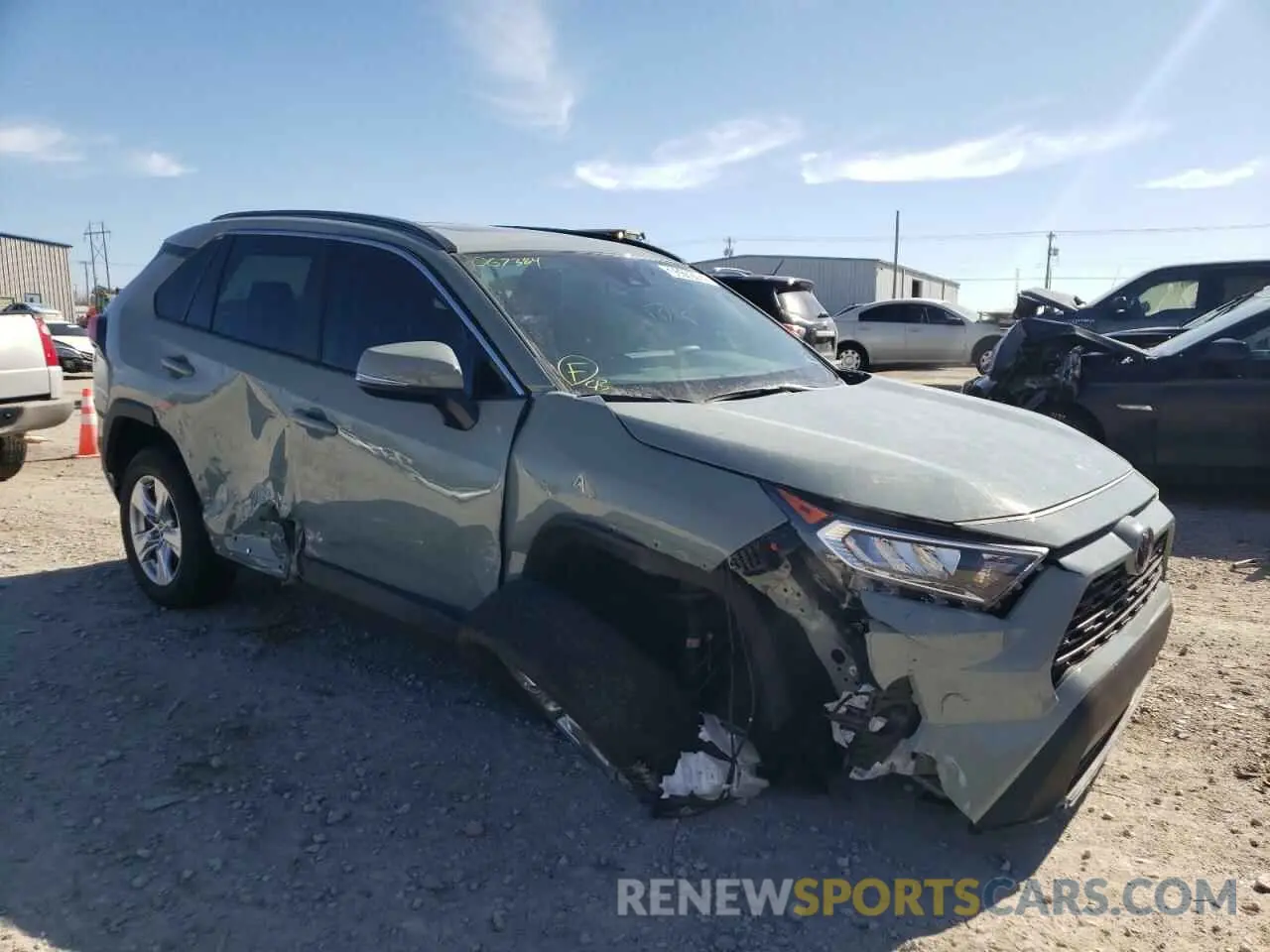 1 fotografías del automóvil dañado 2T3W1RFV5LW067384 TOYOTA RAV4 2020