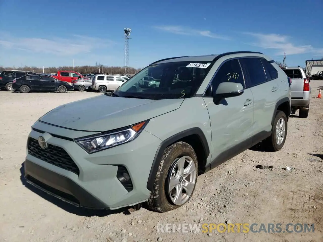 2 fotografías del automóvil dañado 2T3W1RFV5LW067384 TOYOTA RAV4 2020