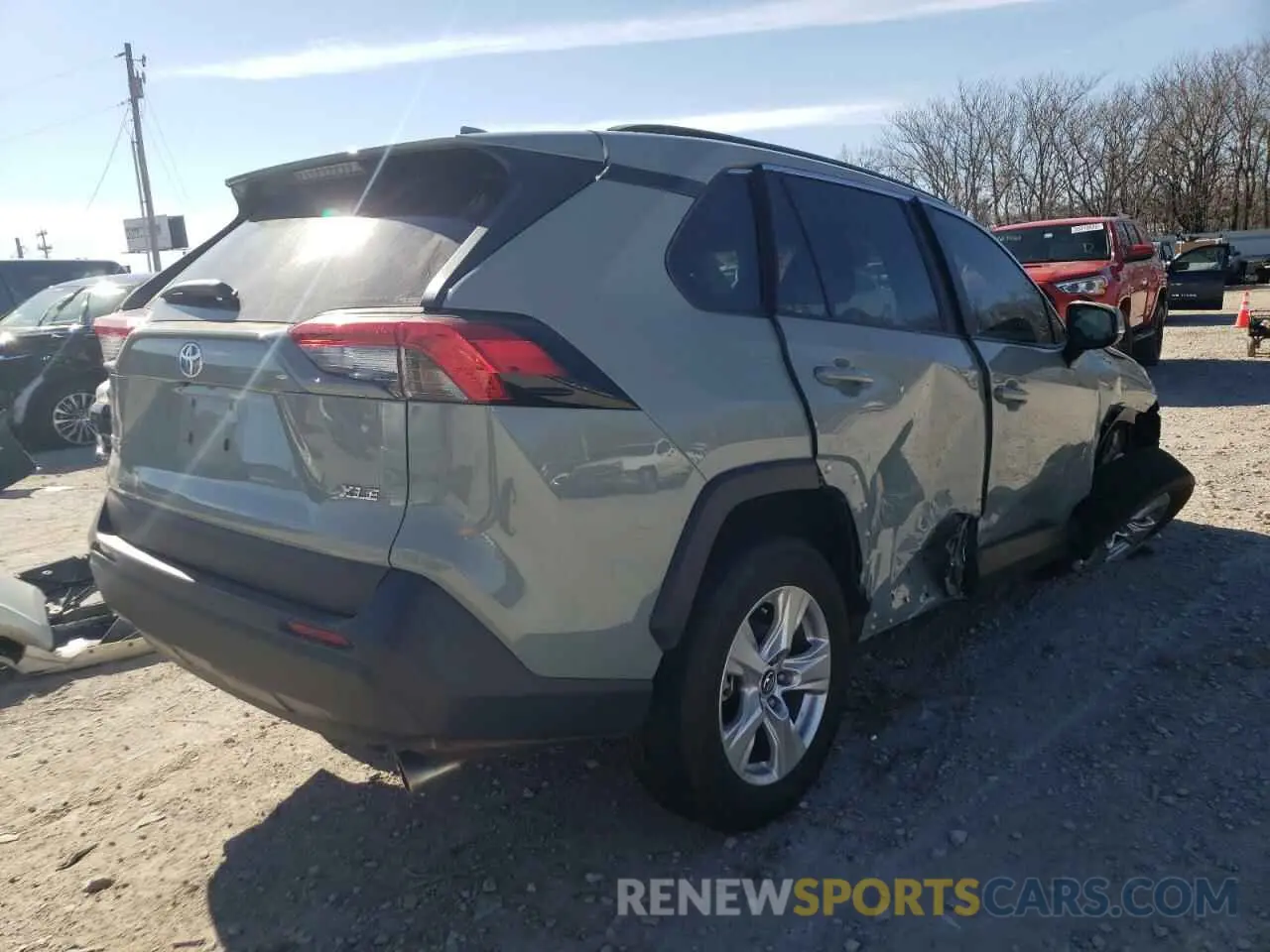 4 fotografías del automóvil dañado 2T3W1RFV5LW067384 TOYOTA RAV4 2020