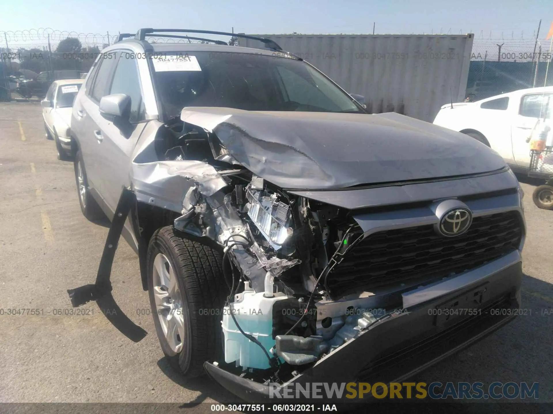 6 fotografías del automóvil dañado 2T3W1RFV5LW075744 TOYOTA RAV4 2020
