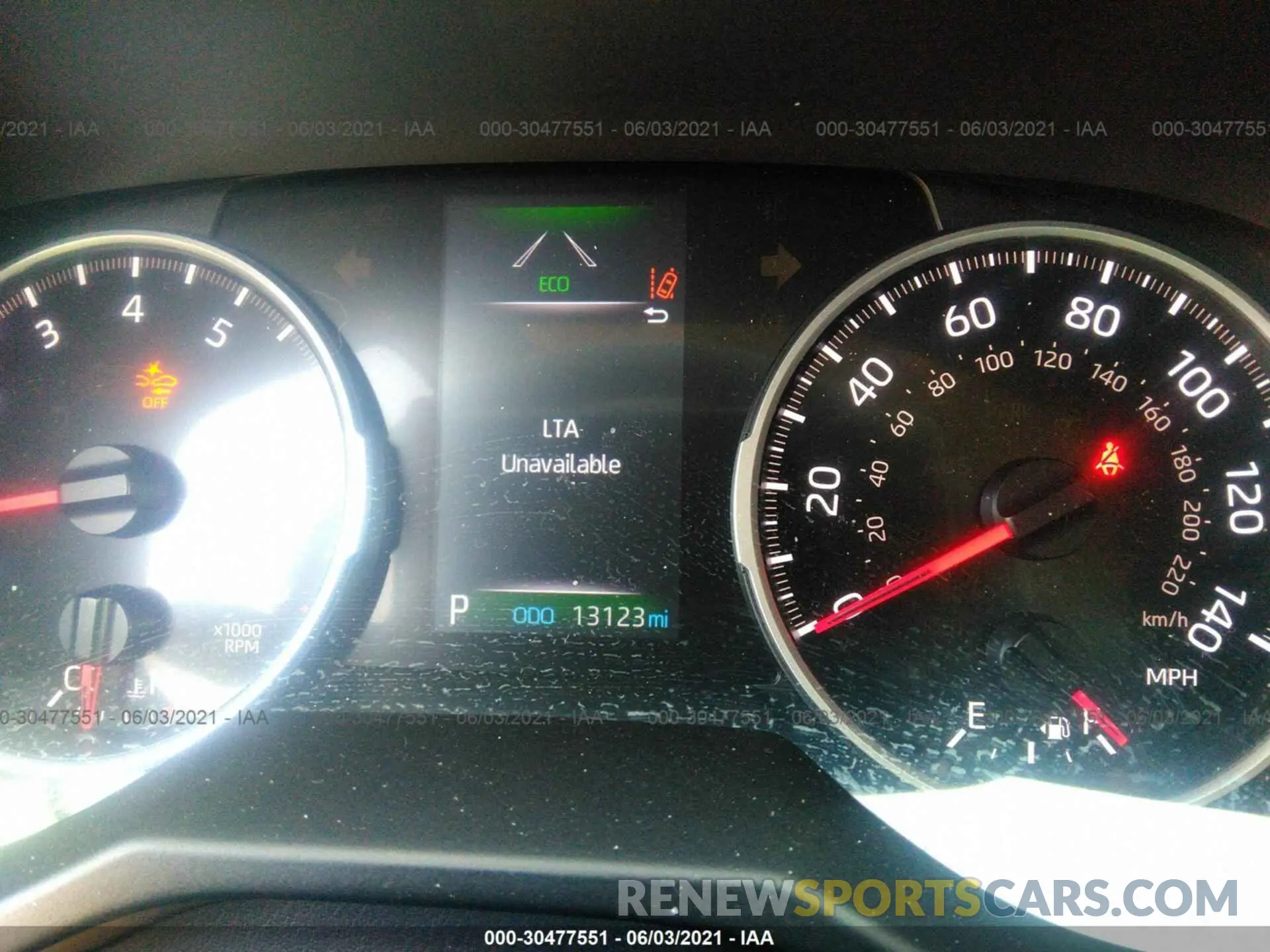 7 fotografías del automóvil dañado 2T3W1RFV5LW075744 TOYOTA RAV4 2020