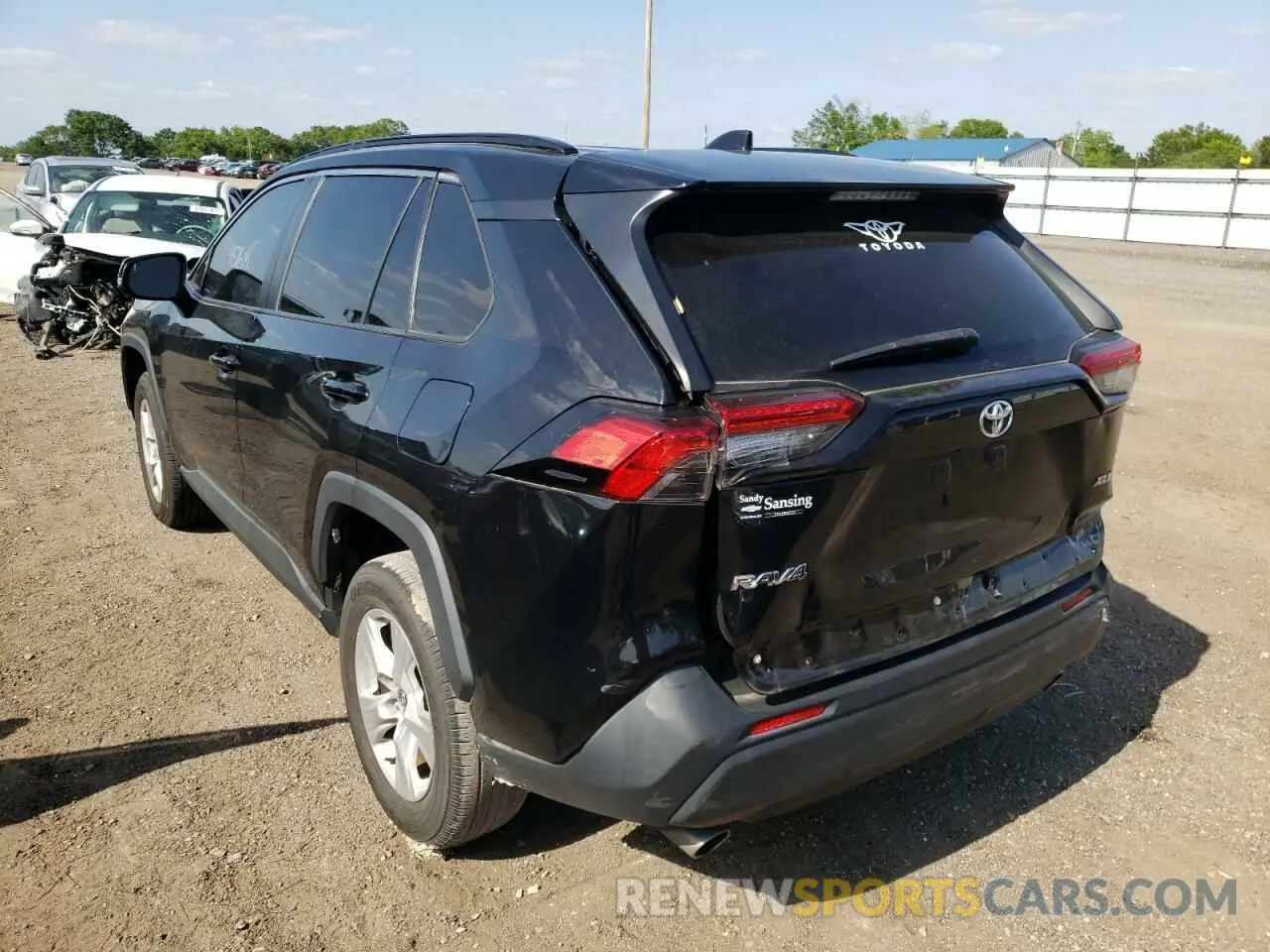 3 fotografías del automóvil dañado 2T3W1RFV6LC033472 TOYOTA RAV4 2020