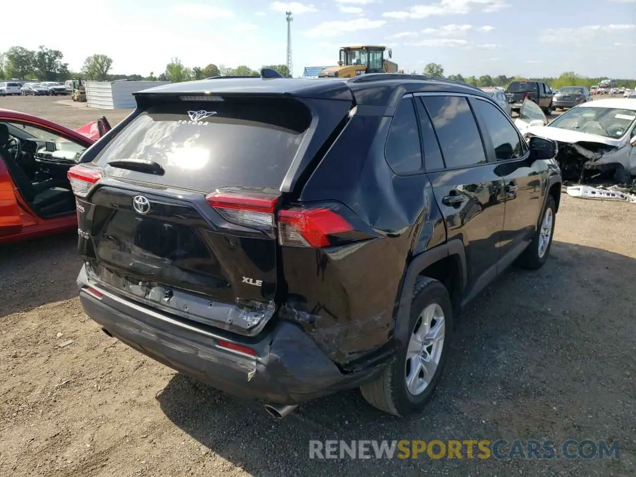 4 fotografías del automóvil dañado 2T3W1RFV6LC033472 TOYOTA RAV4 2020