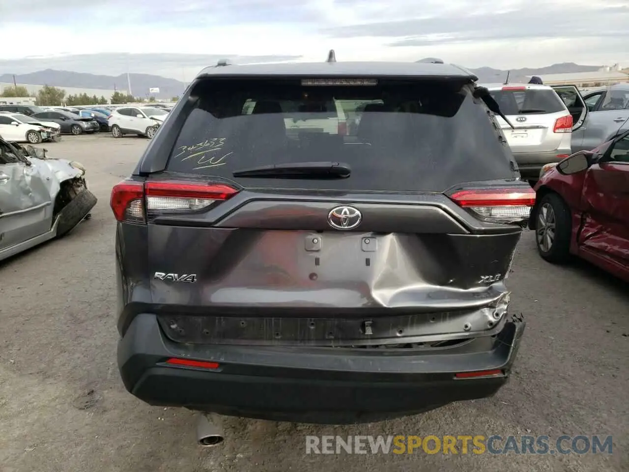 6 fotografías del automóvil dañado 2T3W1RFV6LC058727 TOYOTA RAV4 2020