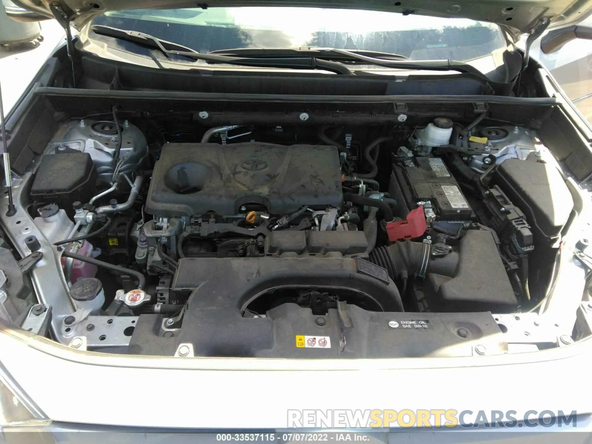 10 fotografías del automóvil dañado 2T3W1RFV6LC066519 TOYOTA RAV4 2020